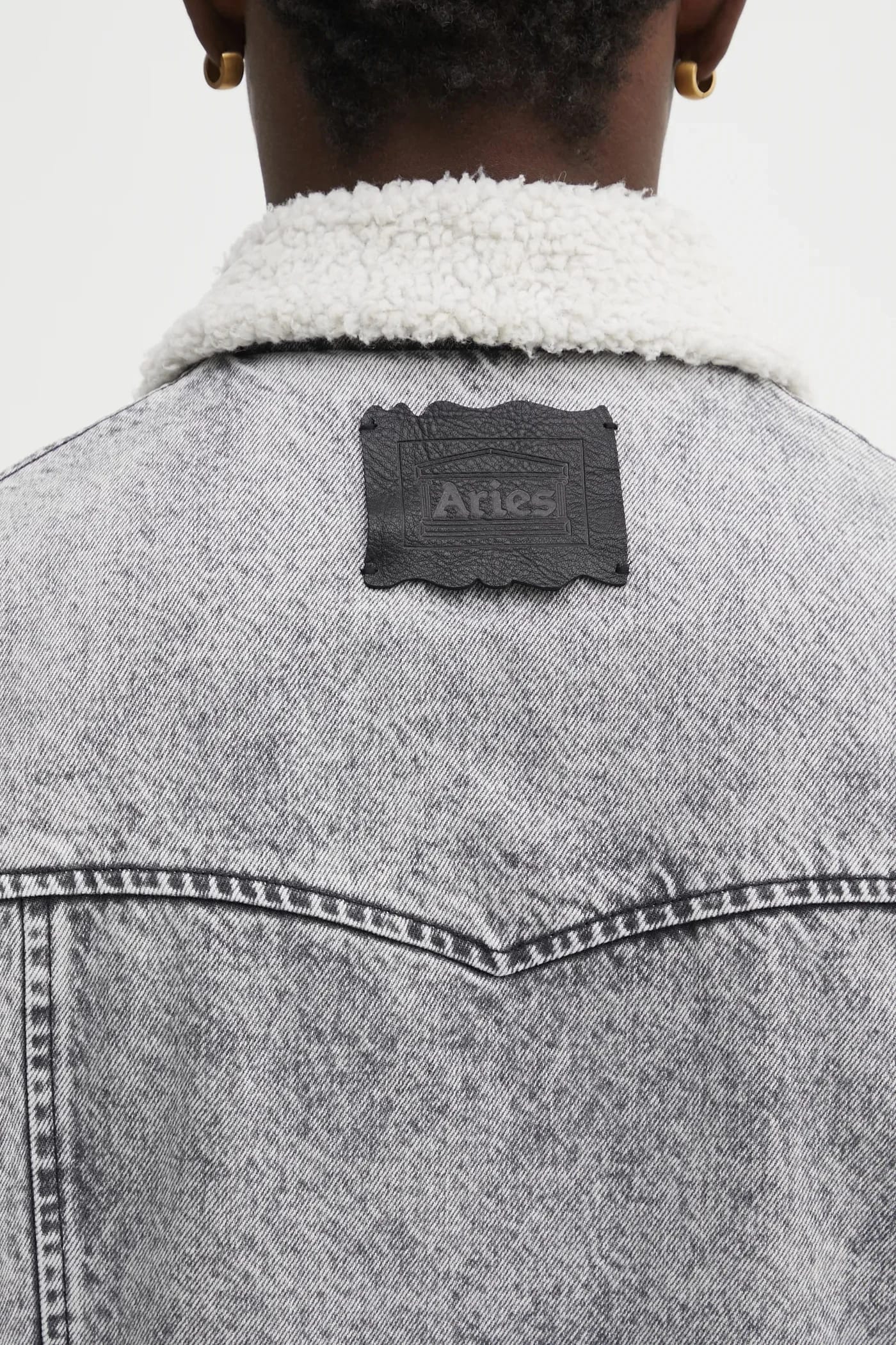 Джинсовая куртка Sherpa Denim Car Coat - фото 4