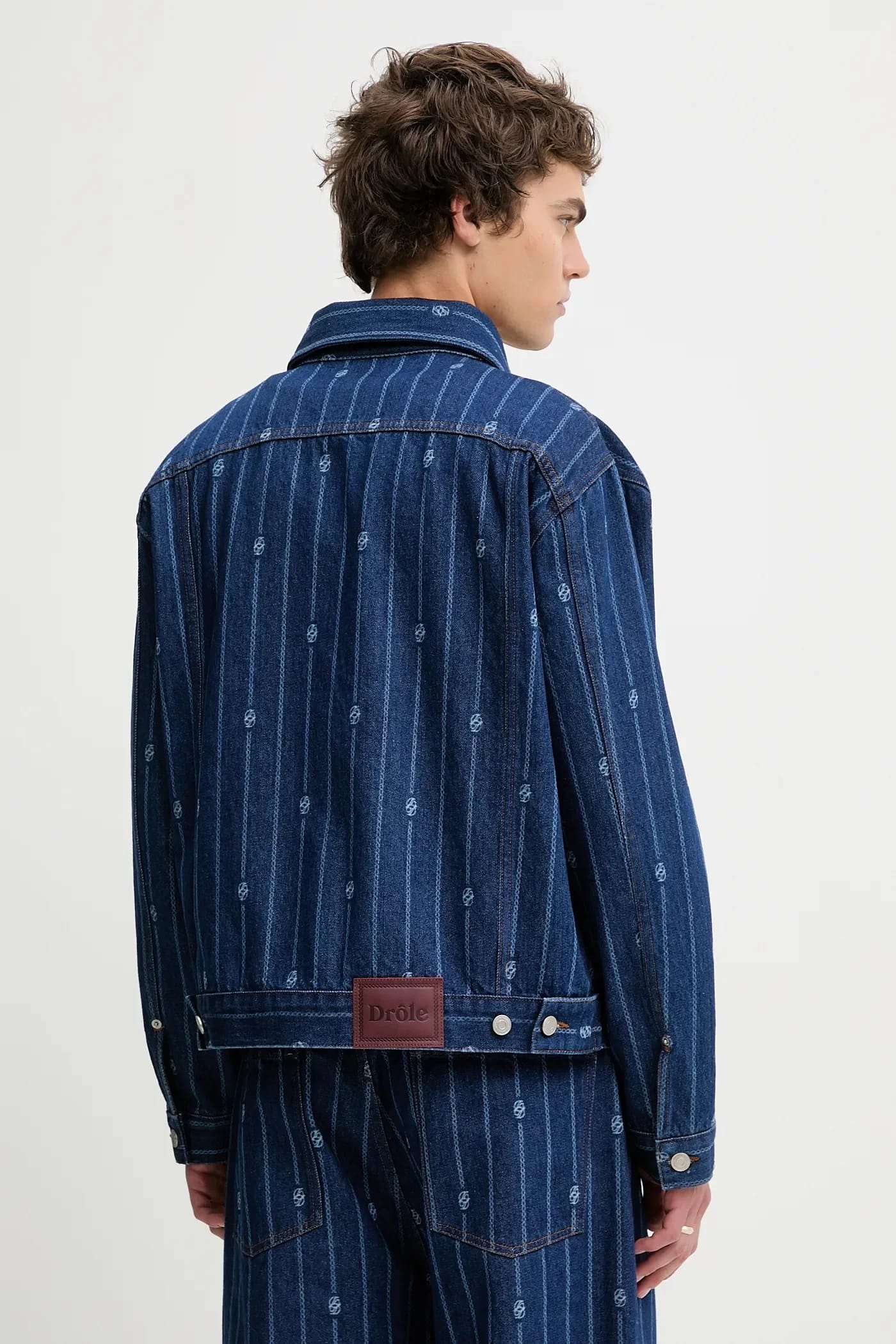 Мужская джинсовая куртка La Veste Denim Monogramme - фото 3