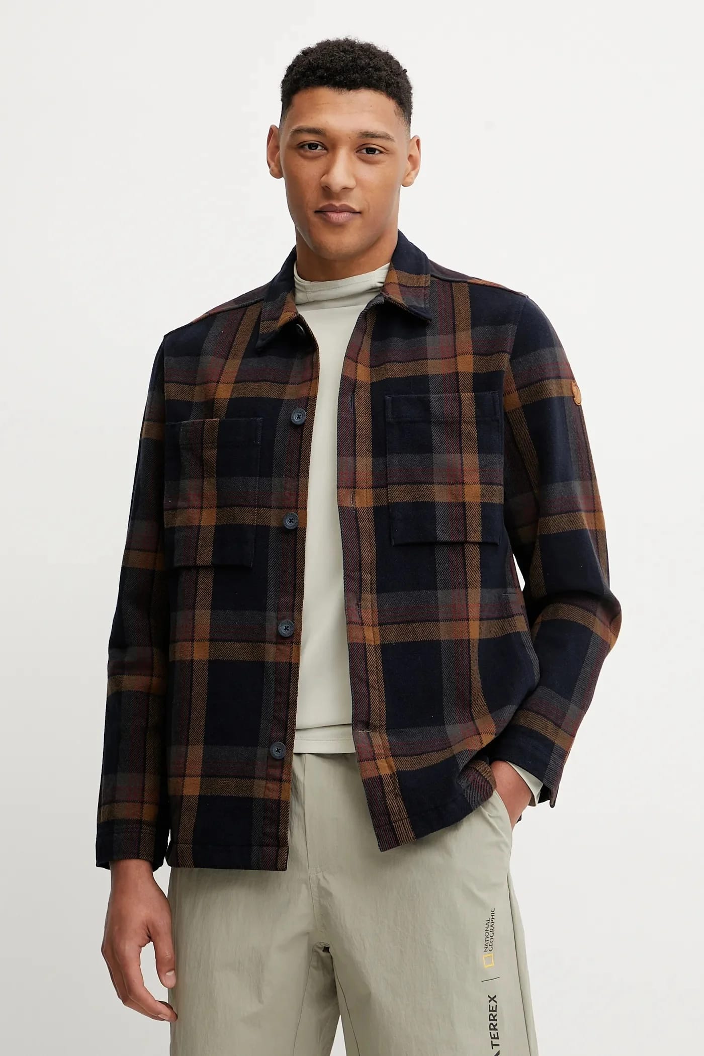 Фланелевая куртка-рубашка Singi Overshirt M