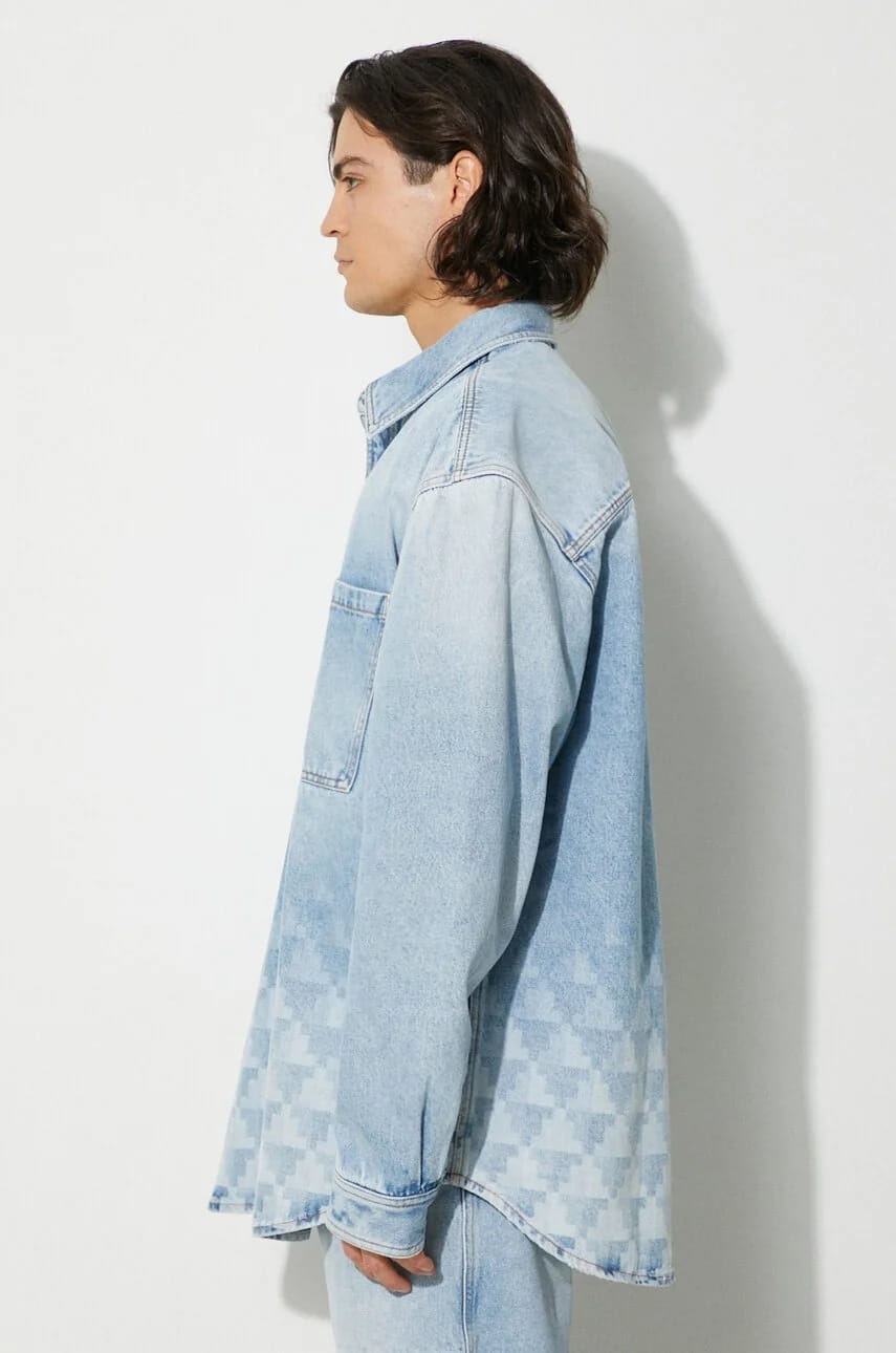 Джинсовая куртка Laser Cross Dnm Overshirt - фото 4