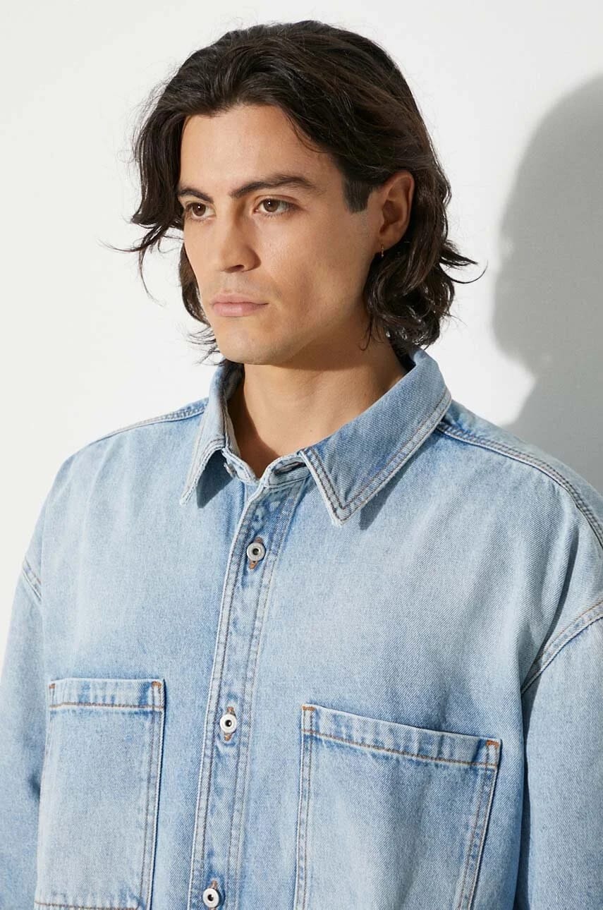 Джинсовая куртка Laser Cross Dnm Overshirt - фото 5