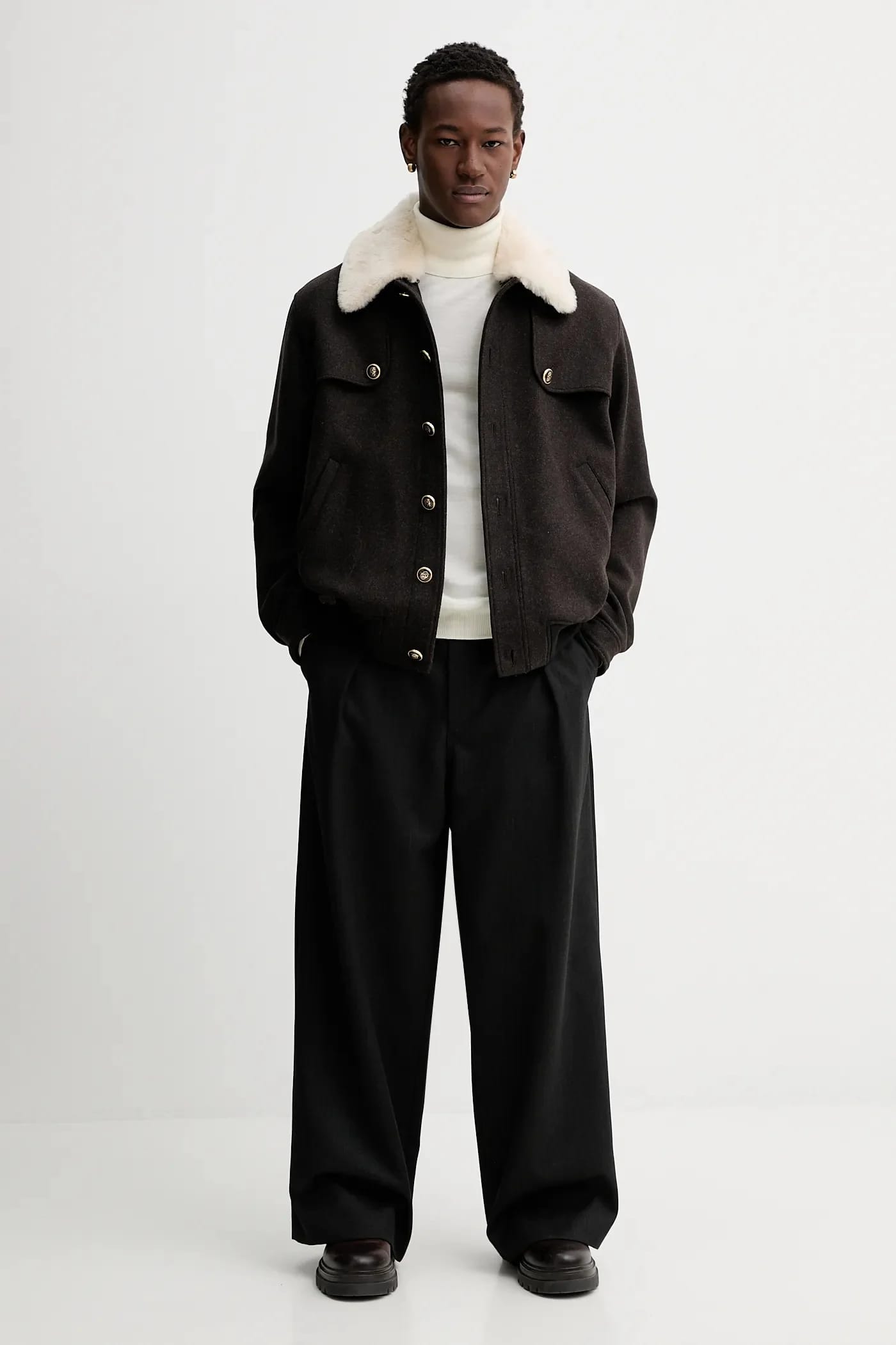 Le Blouson Laine куртка из смесовой шерсти - фото 2