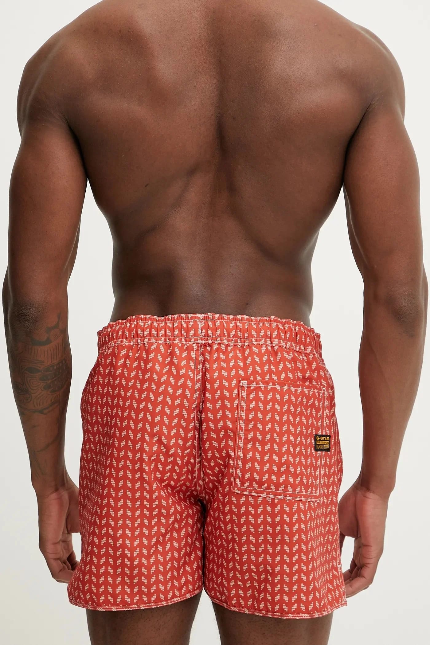 Плавательные шорты апельсин для мужчин - фото 2