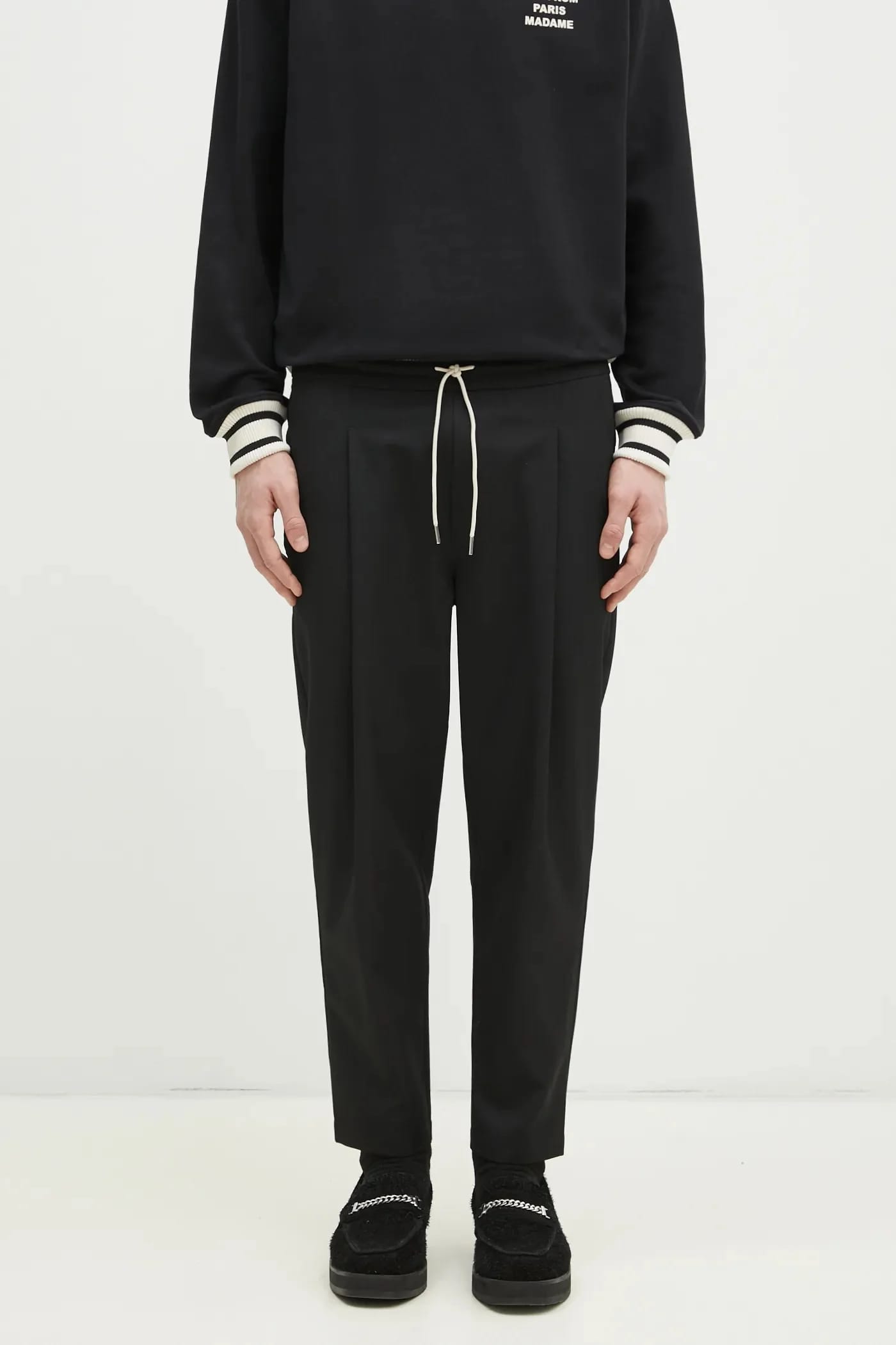 Le Pantalon Укороченные брюки из смесовой шерсти