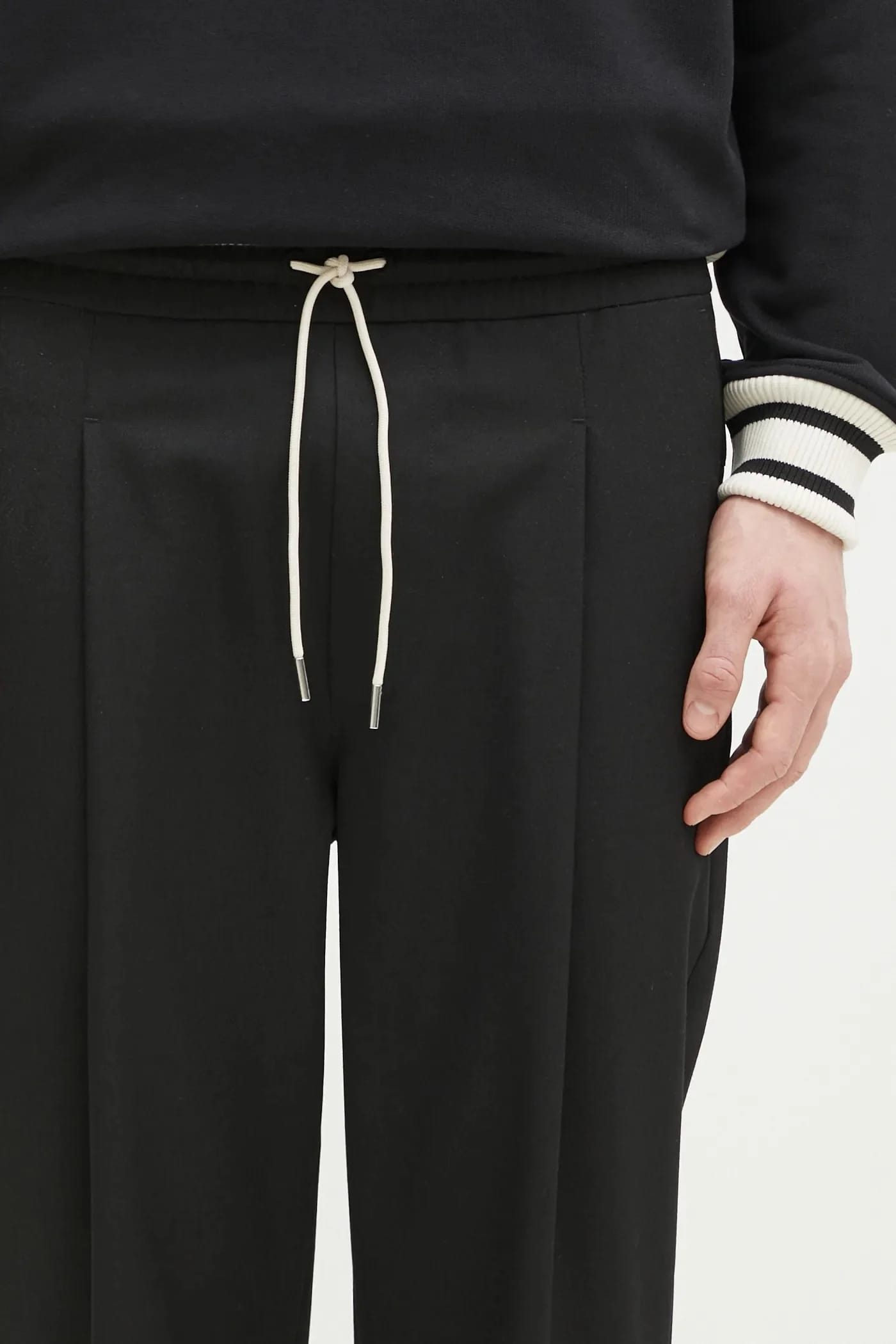 Le Pantalon Укороченные брюки из смесовой шерсти - фото 4