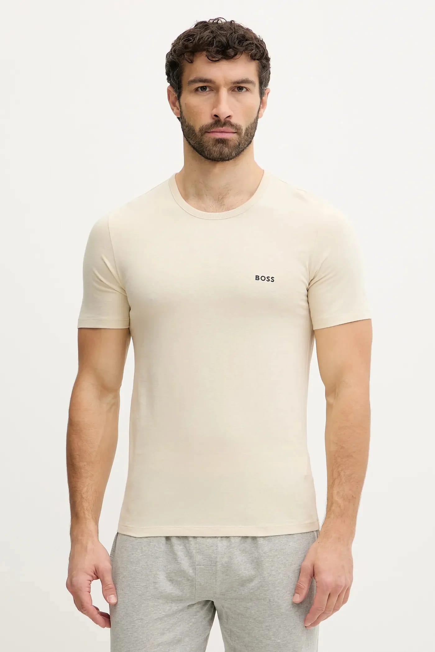 Комплект из 3 футболок из хлопка TShirtRN 3P Classic военно-морской для мужчин - фото 2