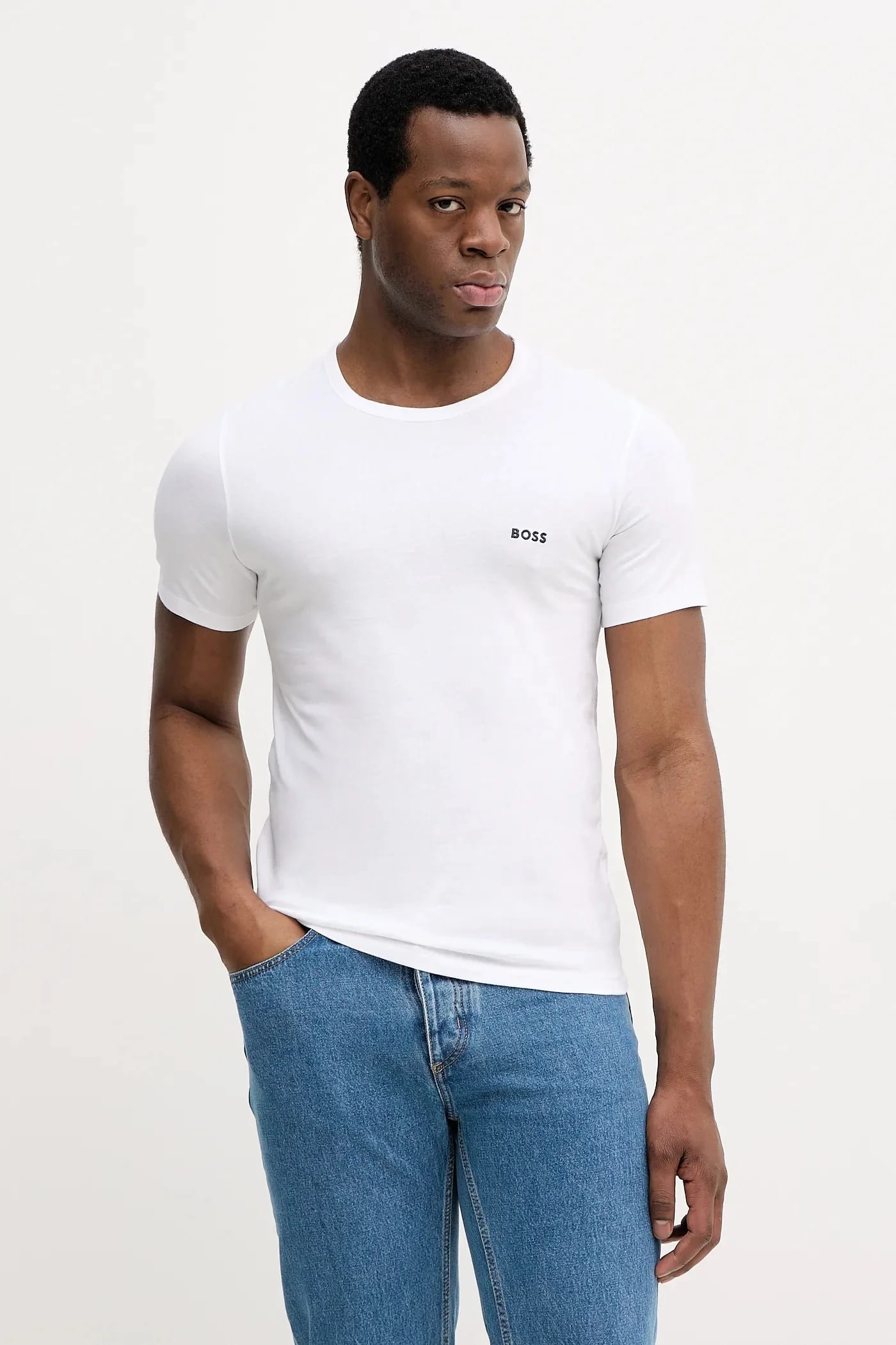 Комплект из 3 футболок из хлопка TShirtRN 3P Classic серая для мужчин