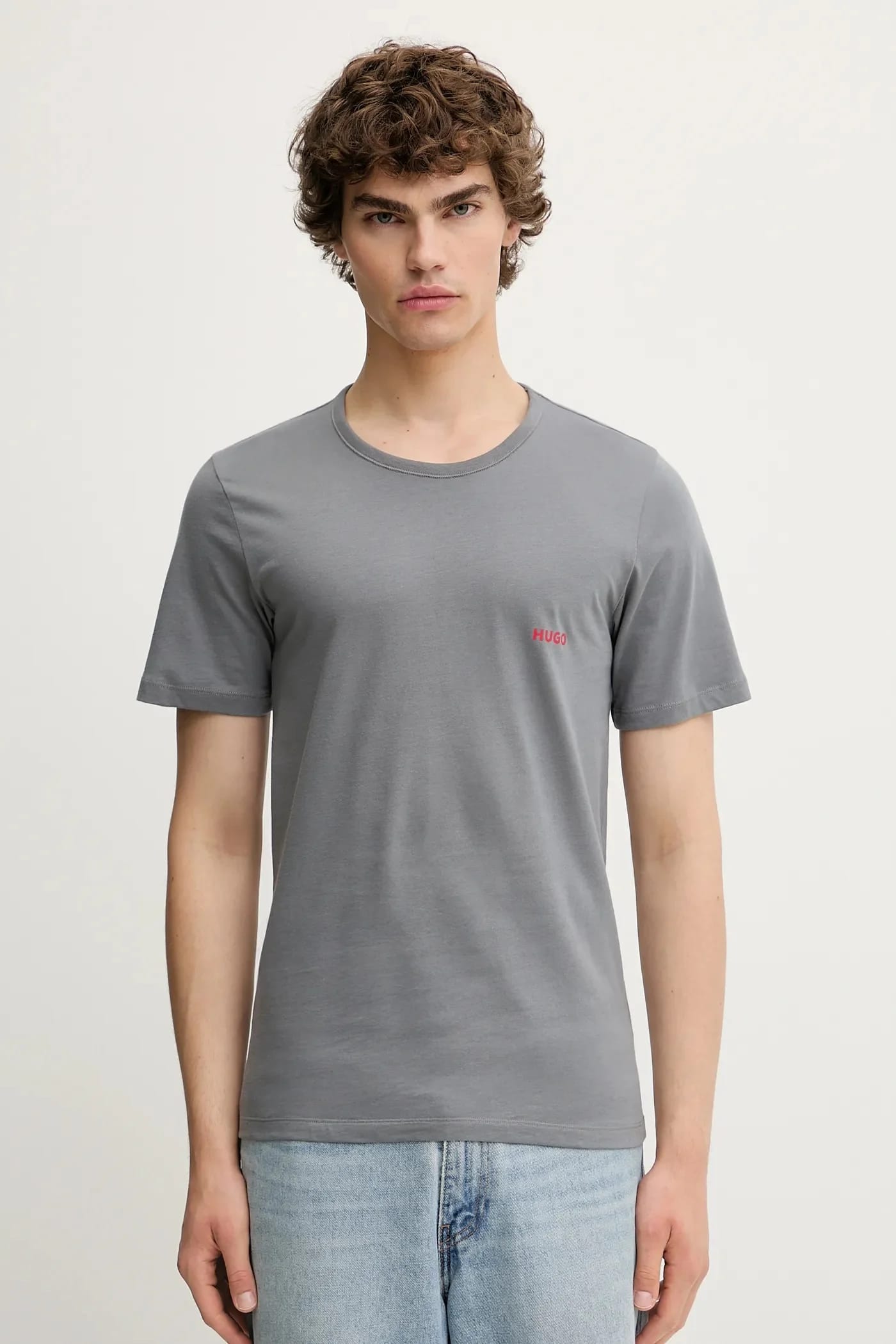 Комплект из 3 хлопковых футболок T-SHIRT RN TRIPLET P военно-морской для мужчин - фото 2