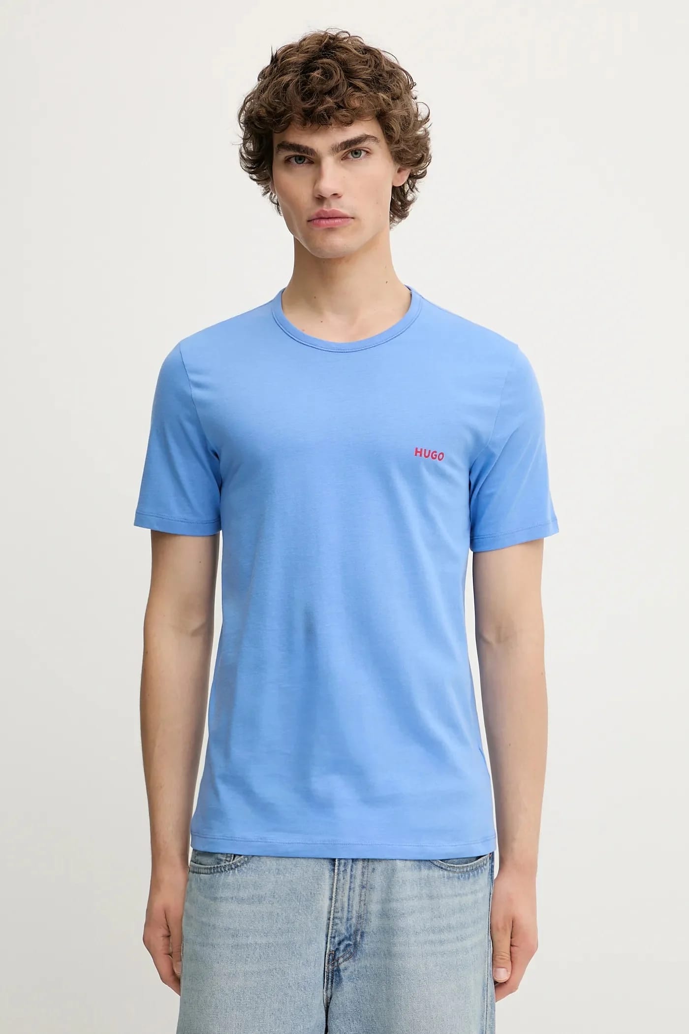 Комплект из 3 хлопковых футболок T-SHIRT RN TRIPLET P военно-морской для мужчин - фото 3