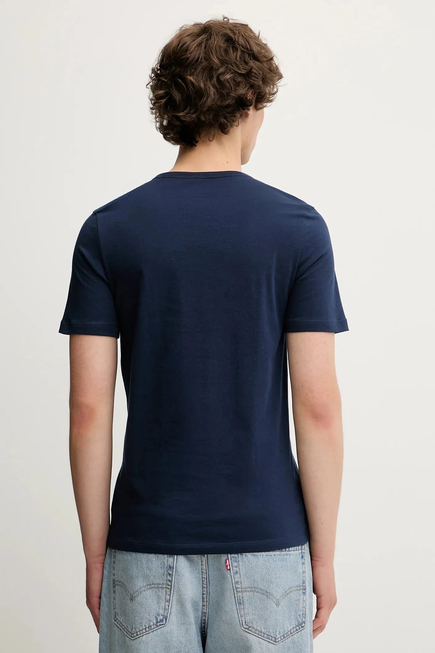 Комплект из 3 хлопковых футболок T-SHIRT RN TRIPLET P военно-морской для мужчин - фото 4