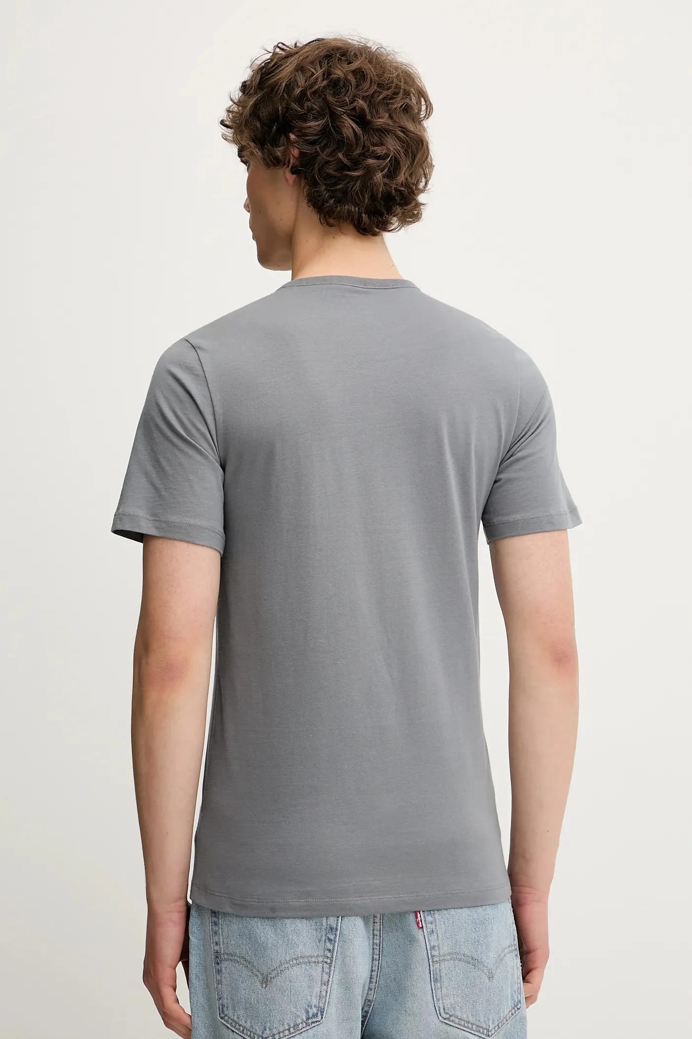Комплект из 3 хлопковых футболок T-SHIRT RN TRIPLET P военно-морской для мужчин - фото 5