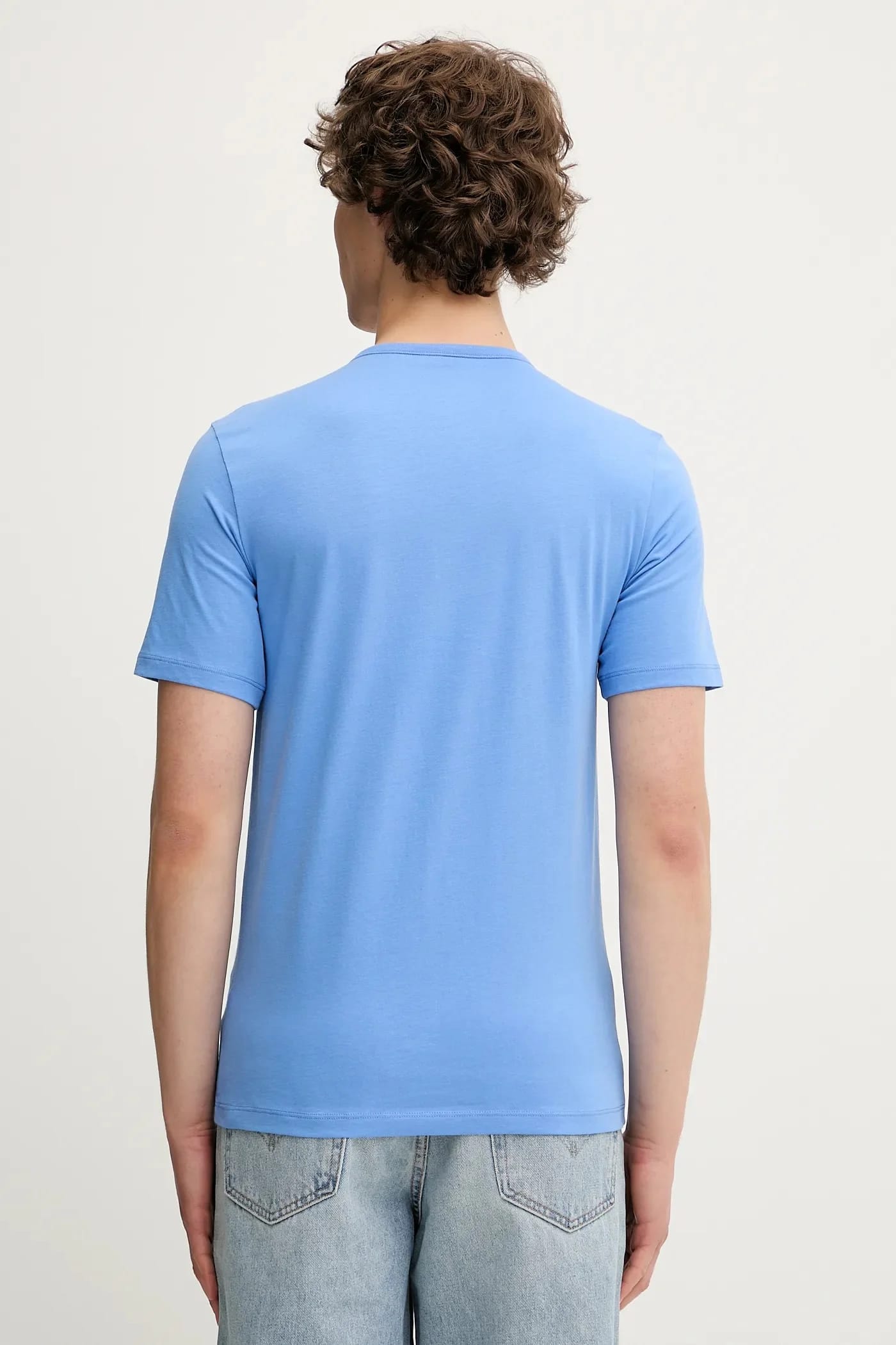 Комплект из 3 хлопковых футболок T-SHIRT RN TRIPLET P военно-морской для мужчин - фото 6