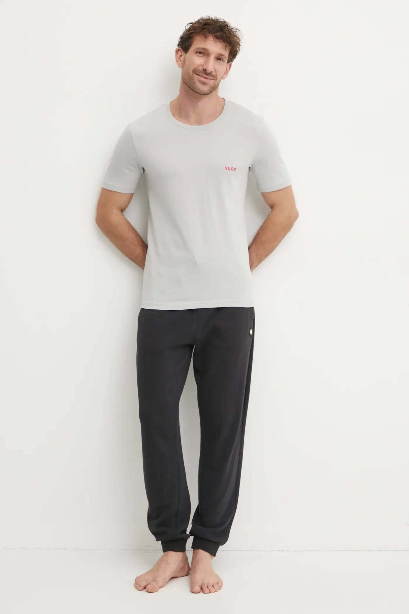 Комплект из 3 хлопковых футболок T-SHIRT RN TRIPLET P черный для мужчин - фото 4