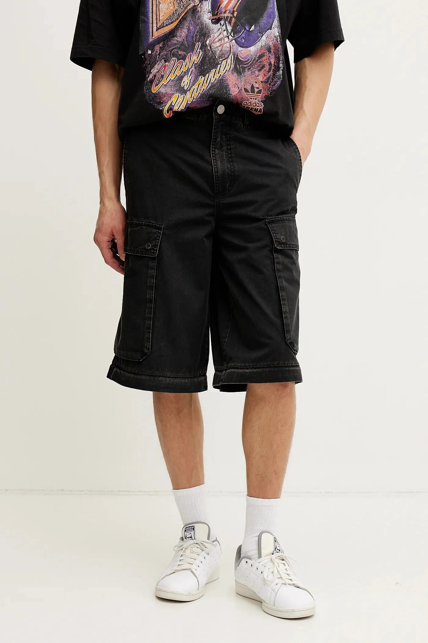 хлопковые брюки CARGO PANTS - фото 4