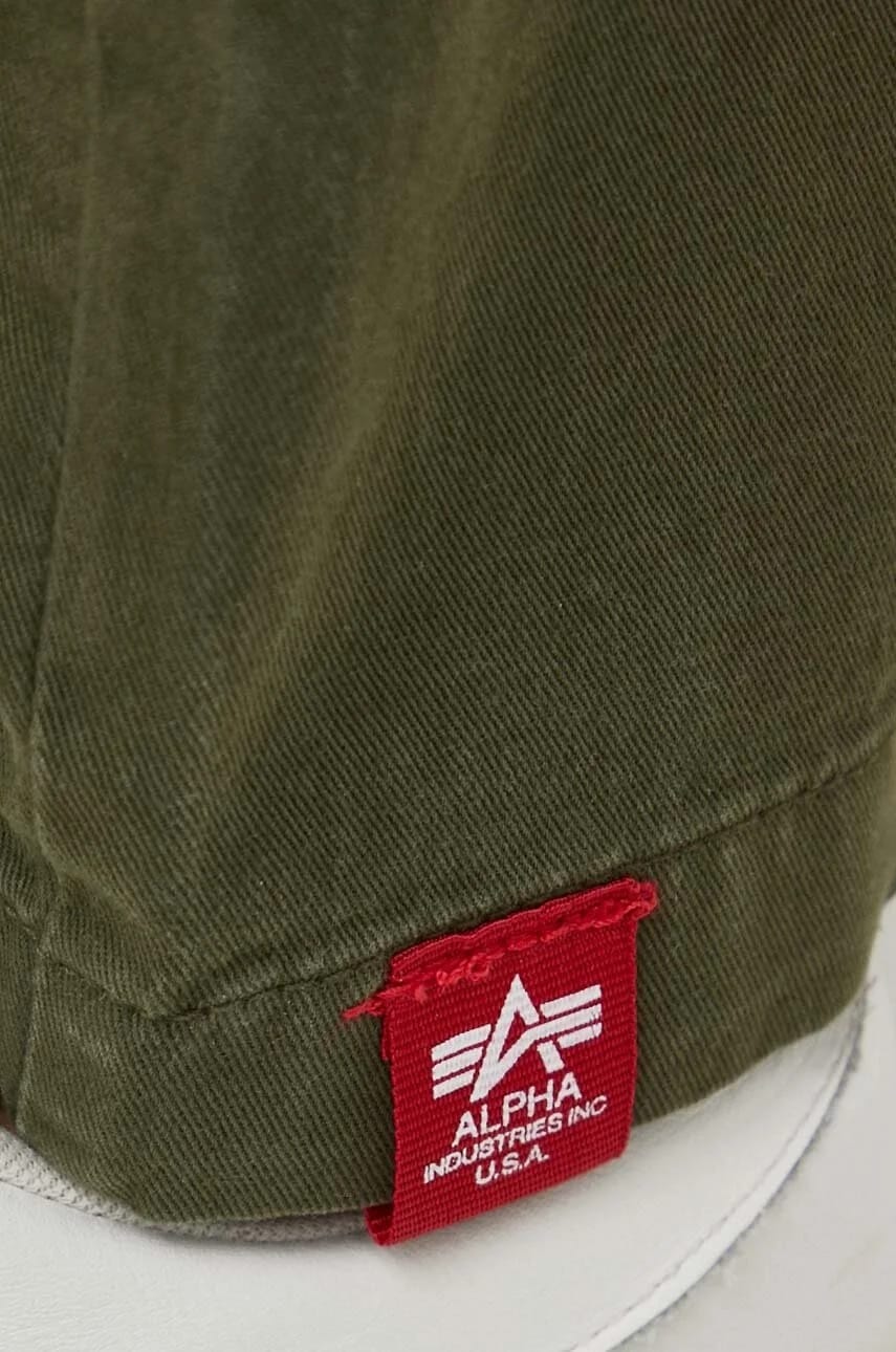 Брюки Agent Pant из хлопка зеленые для мужчин - фото 4