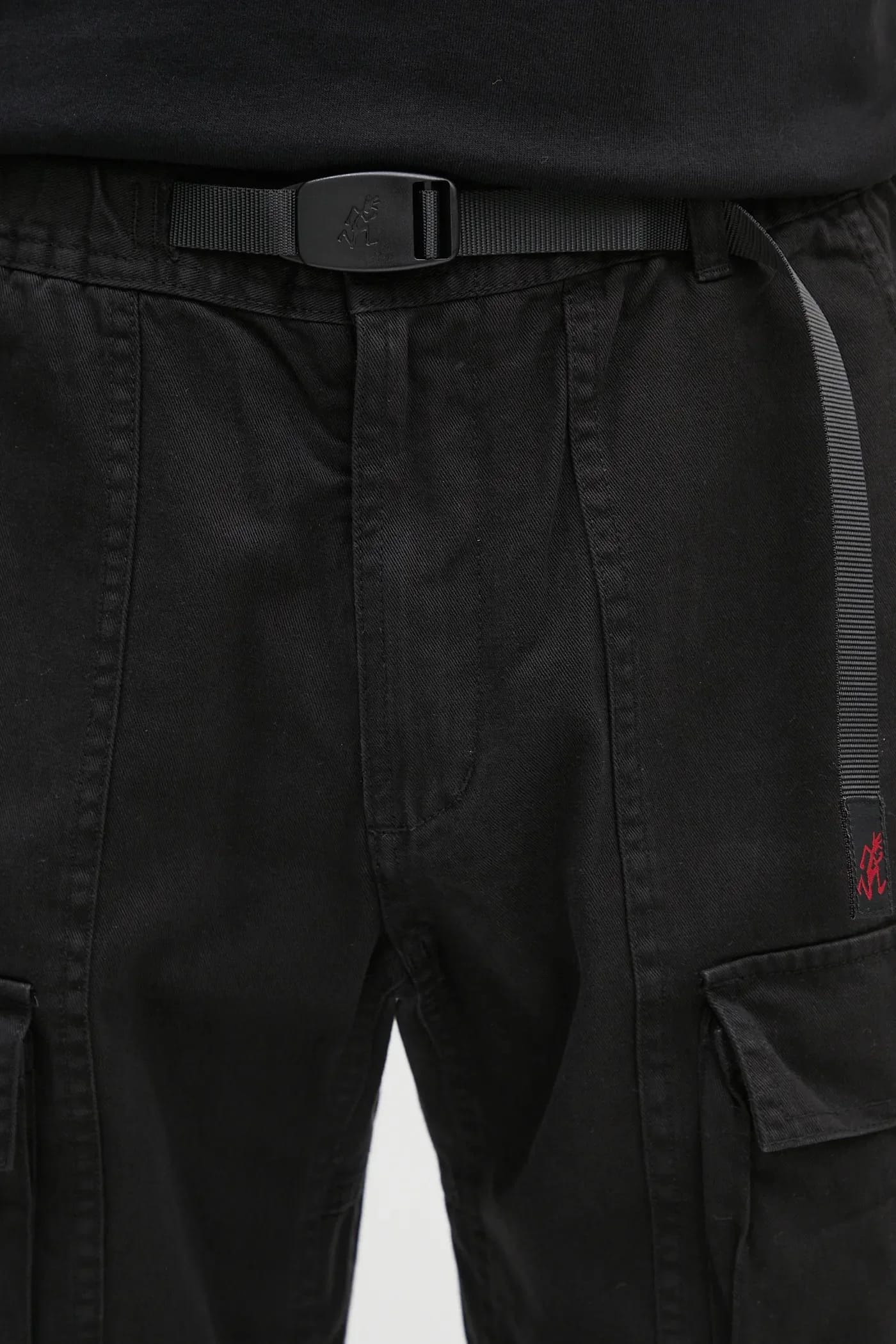 Хлопковые брюки-карго спереди - фото 4