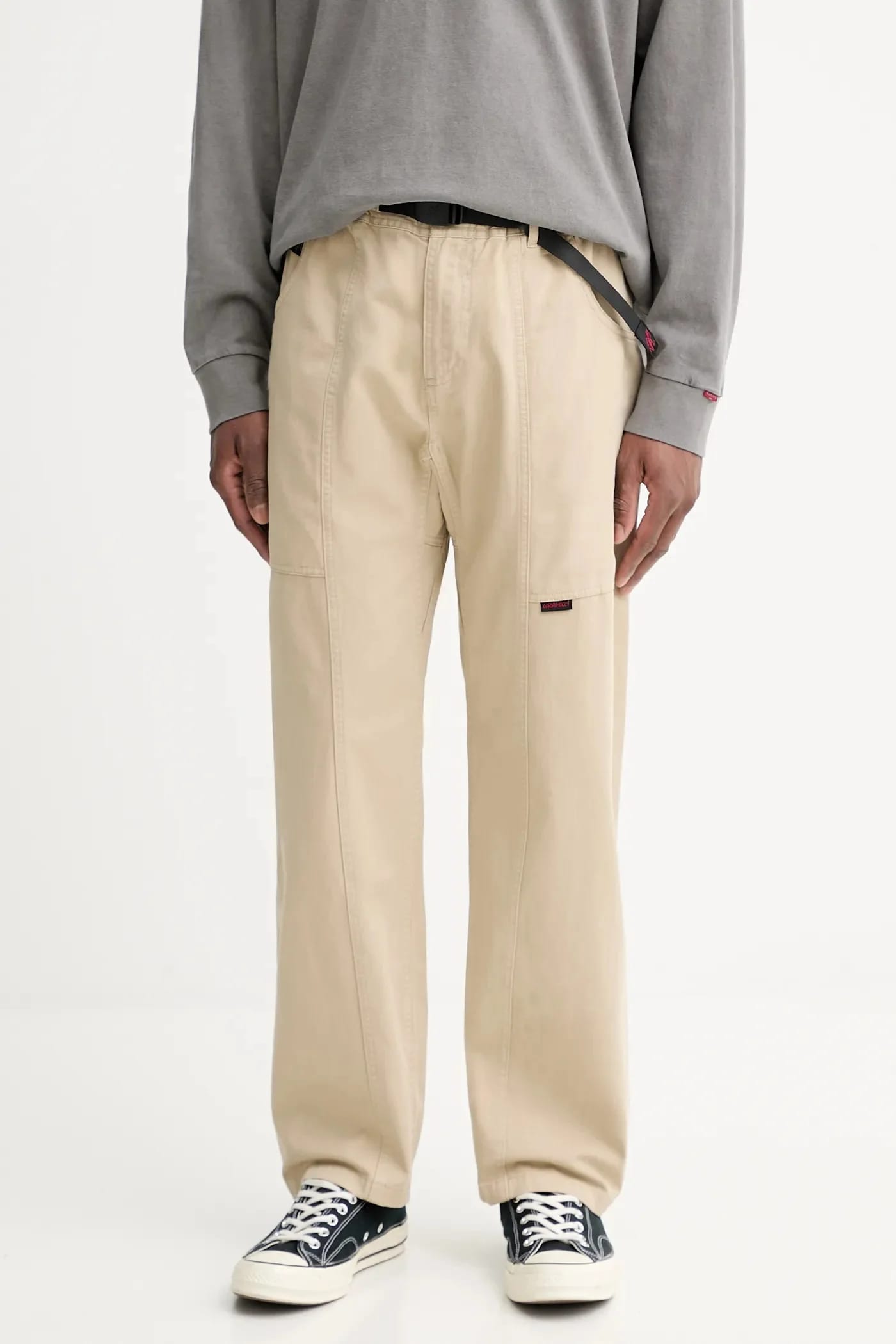 хлопковые брюки Gadget Pant бежевые для мужчин