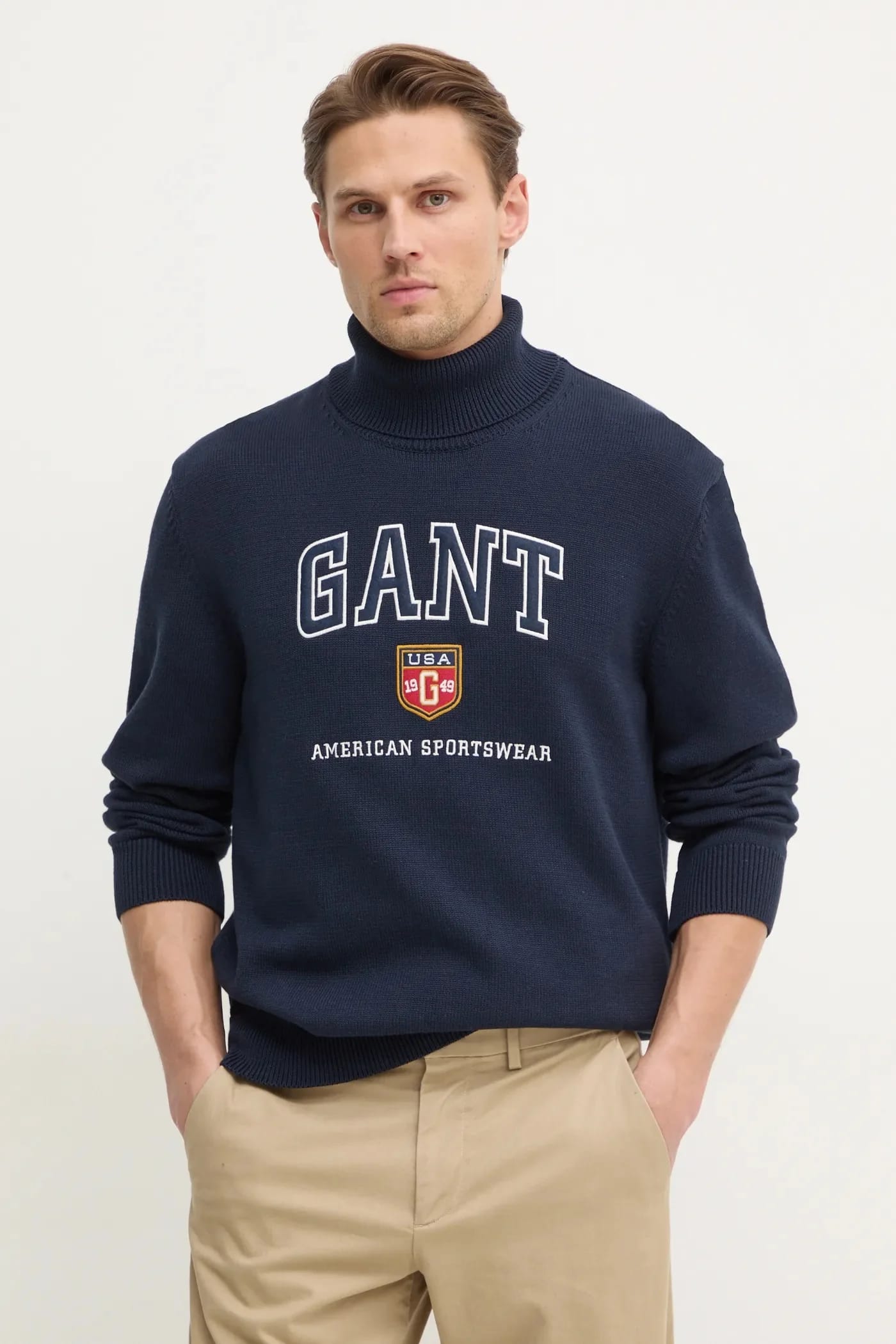 Свитер военно-морской для мужчин
