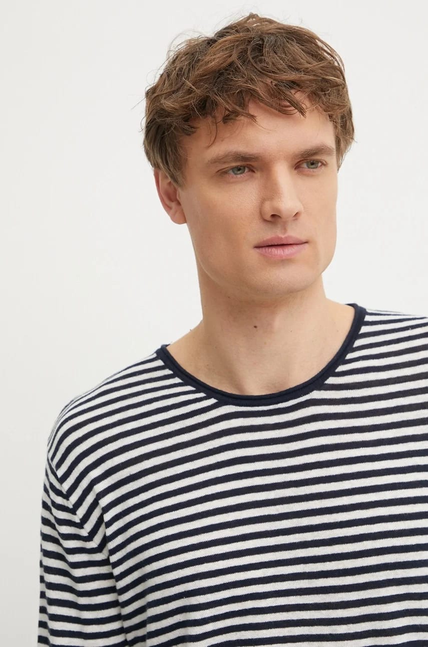 Свитер LAYNE STRIPES из смесового льна - фото 4