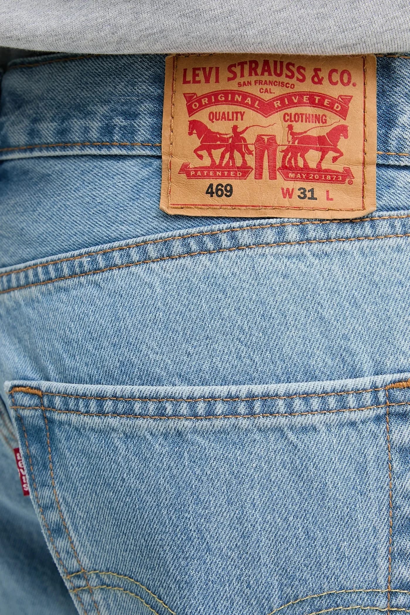 Мужские джинсовые шорты 469 LOOSE - фото 4
