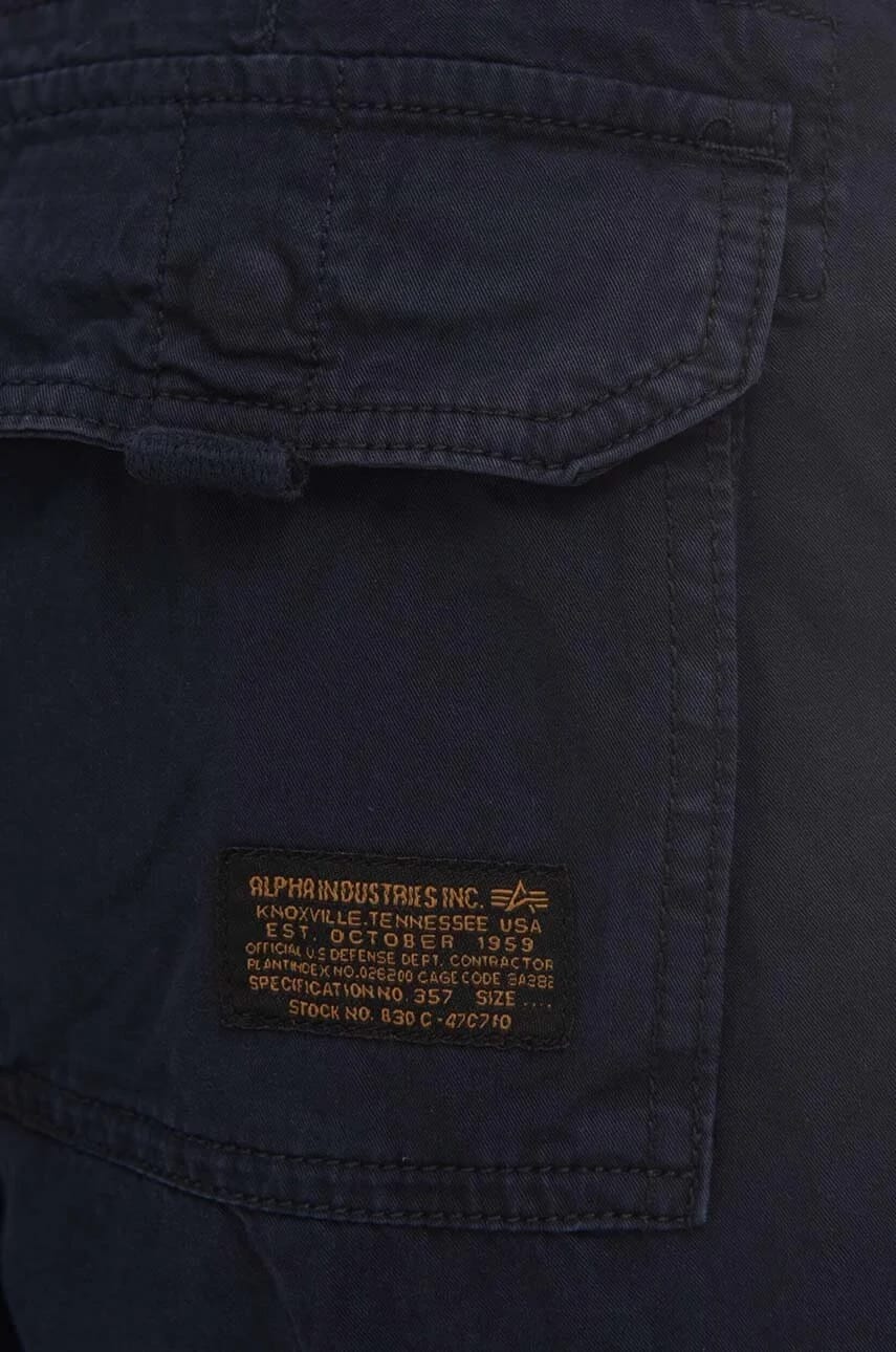 Хлопковые шорты Alpha Industries Jet Short 191200 07 - фото 4