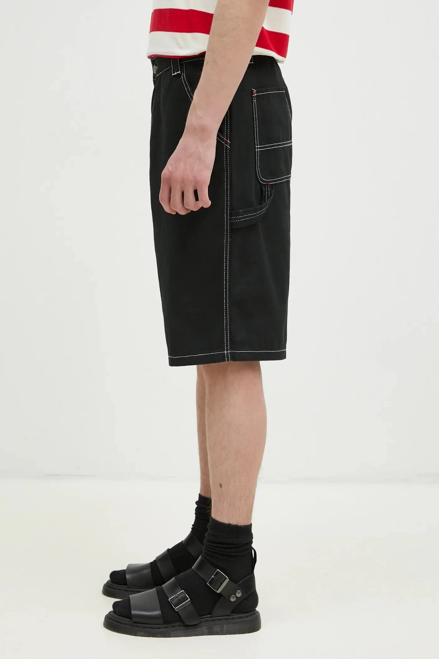 джинсовые шорты Canvas Carpenter Shorts - фото 2