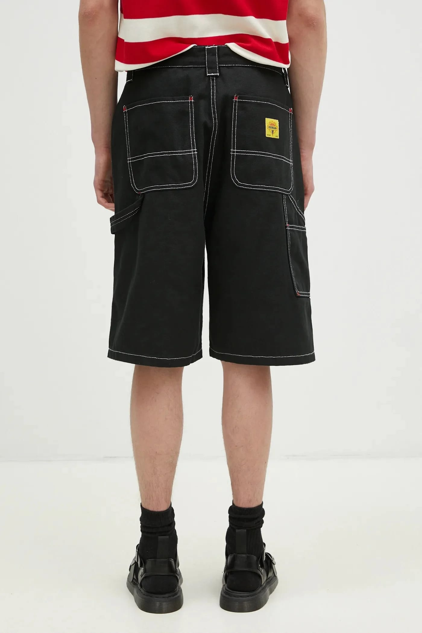 джинсовые шорты Canvas Carpenter Shorts - фото 3