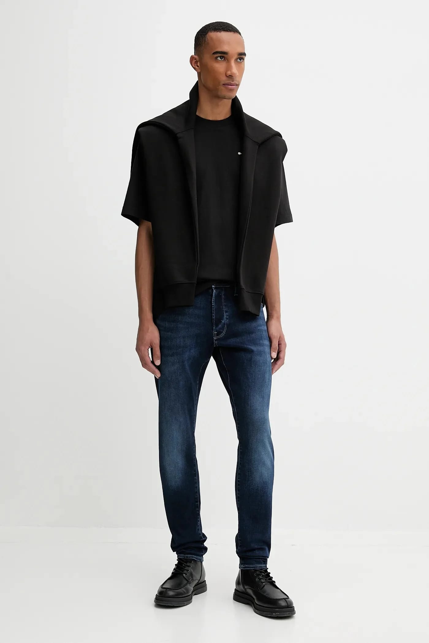 Хлопковая футболка свободного кроя - фото 2