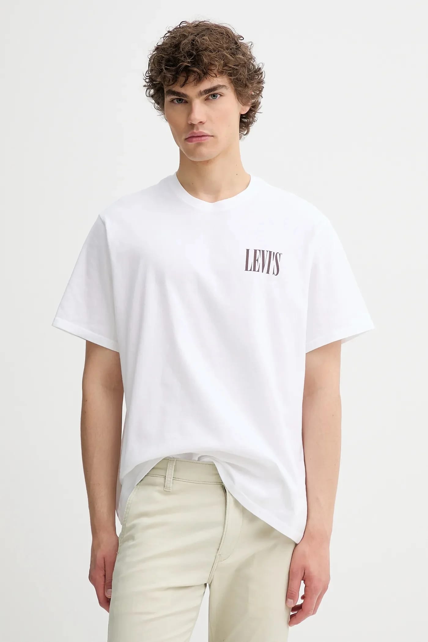 SS RELAXED FIT TEE хлопковая футболка белая для мужчин