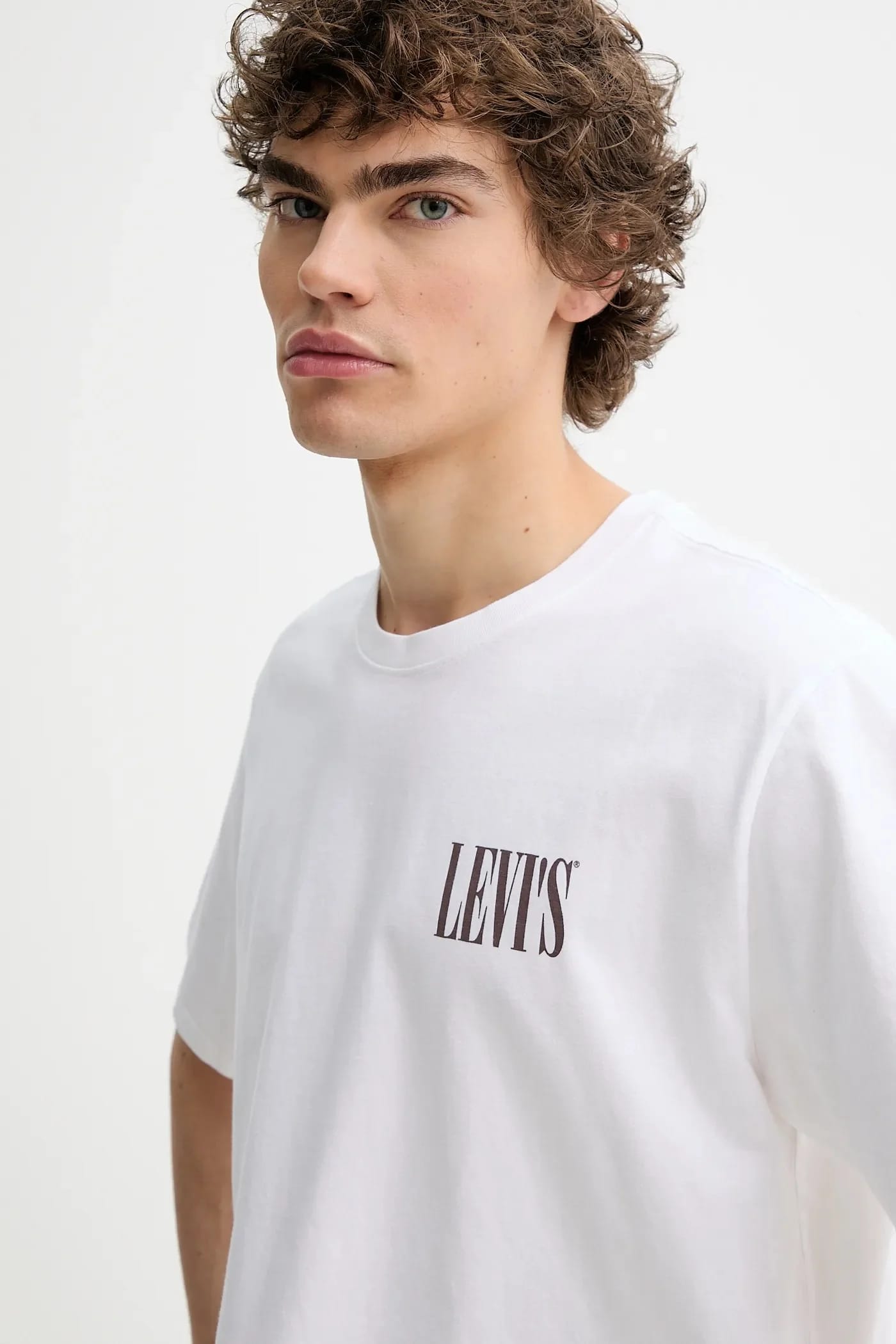SS RELAXED FIT TEE хлопковая футболка белая для мужчин - фото 4