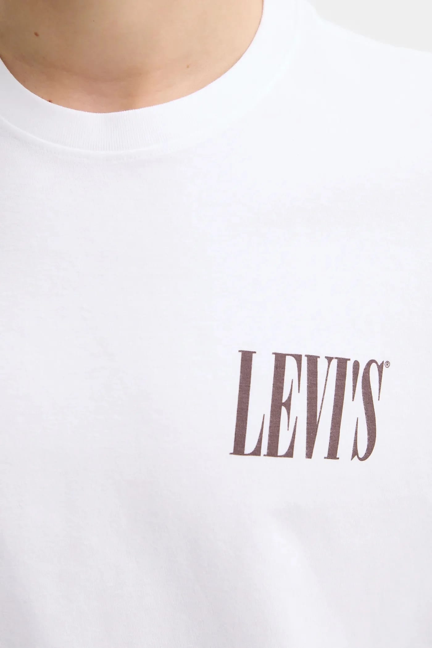 SS RELAXED FIT TEE хлопковая футболка белая для мужчин - фото 5