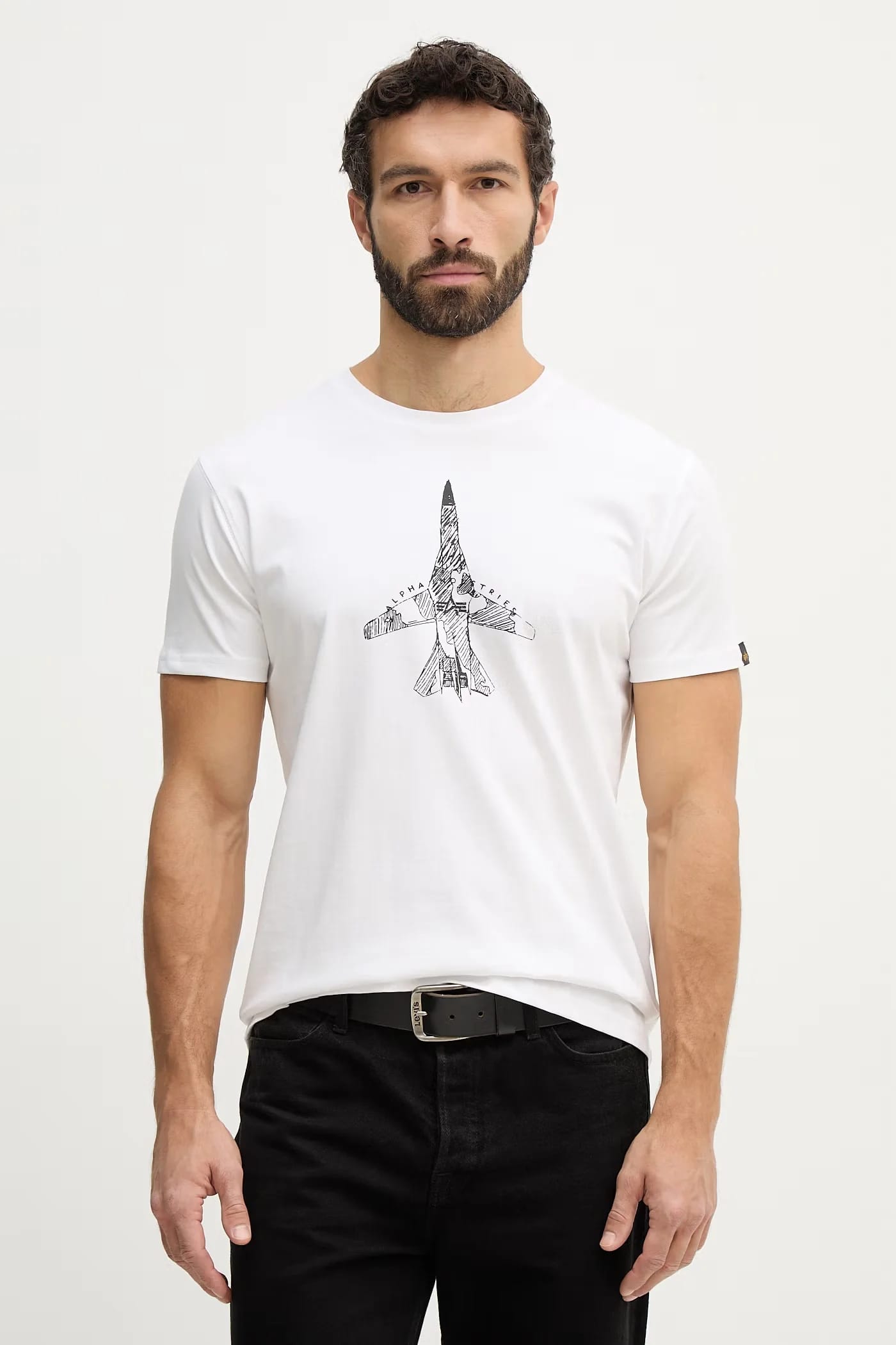 Хлопковая футболка Air Force Sketch