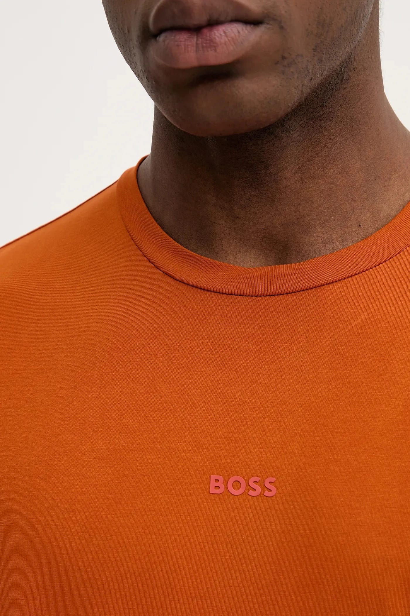 BOSS Футболка «Чуп» апельсин для мужчин - фото 4