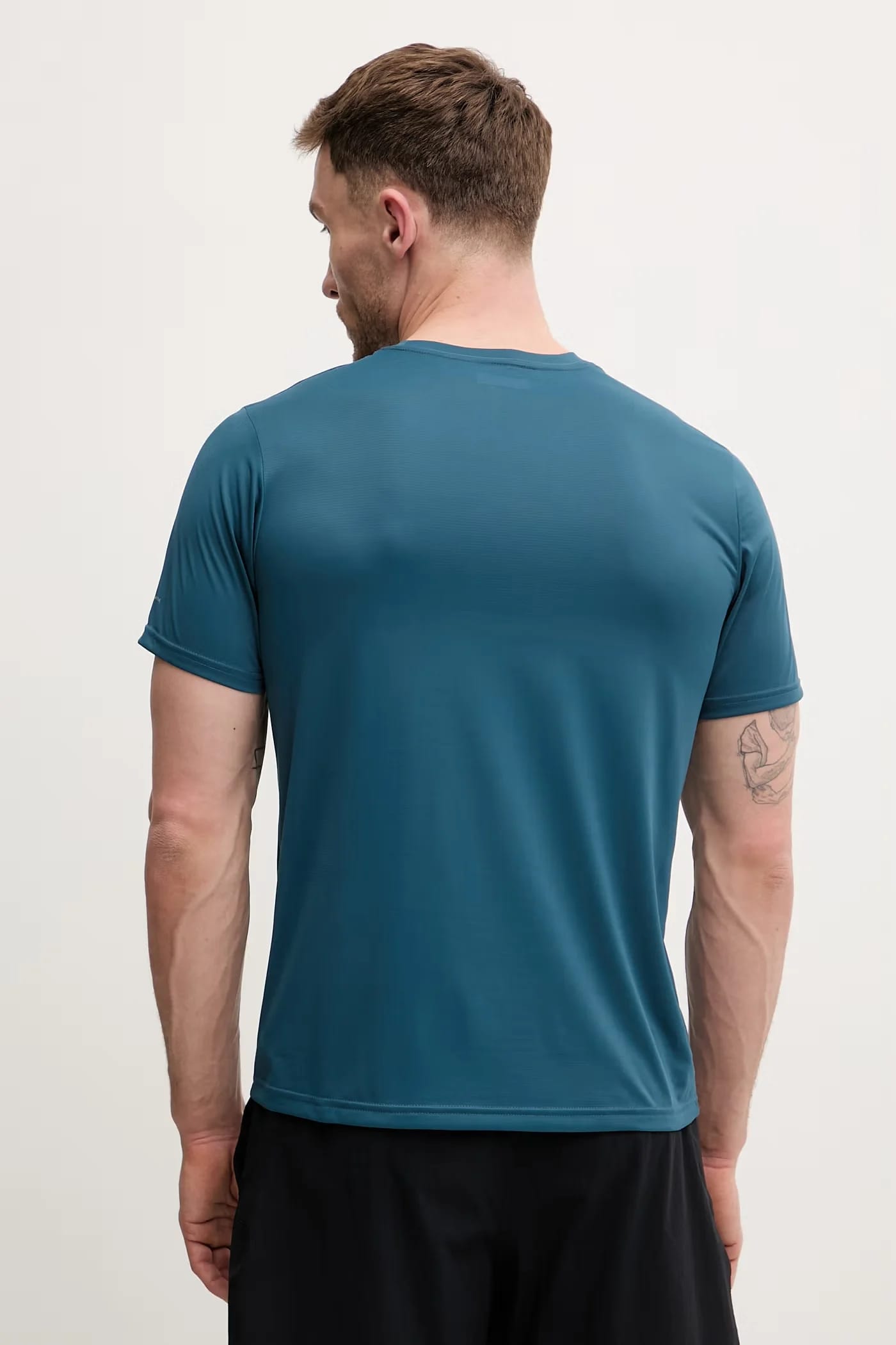 Columbia Спортивная футболка для походов бирюзовая для мужчин - фото 3