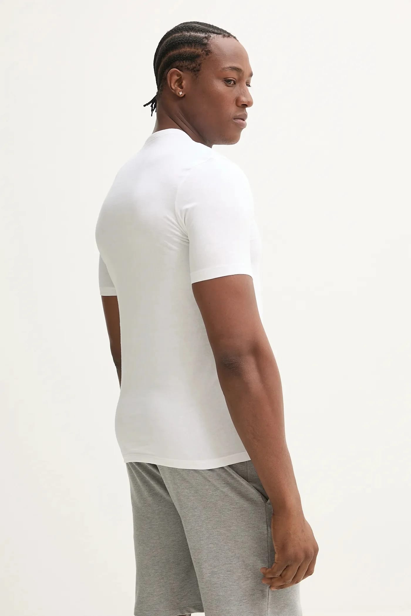Комплект из 3 футболок из хлопка TShirtRN 3P Classic черная для мужчин - фото 6
