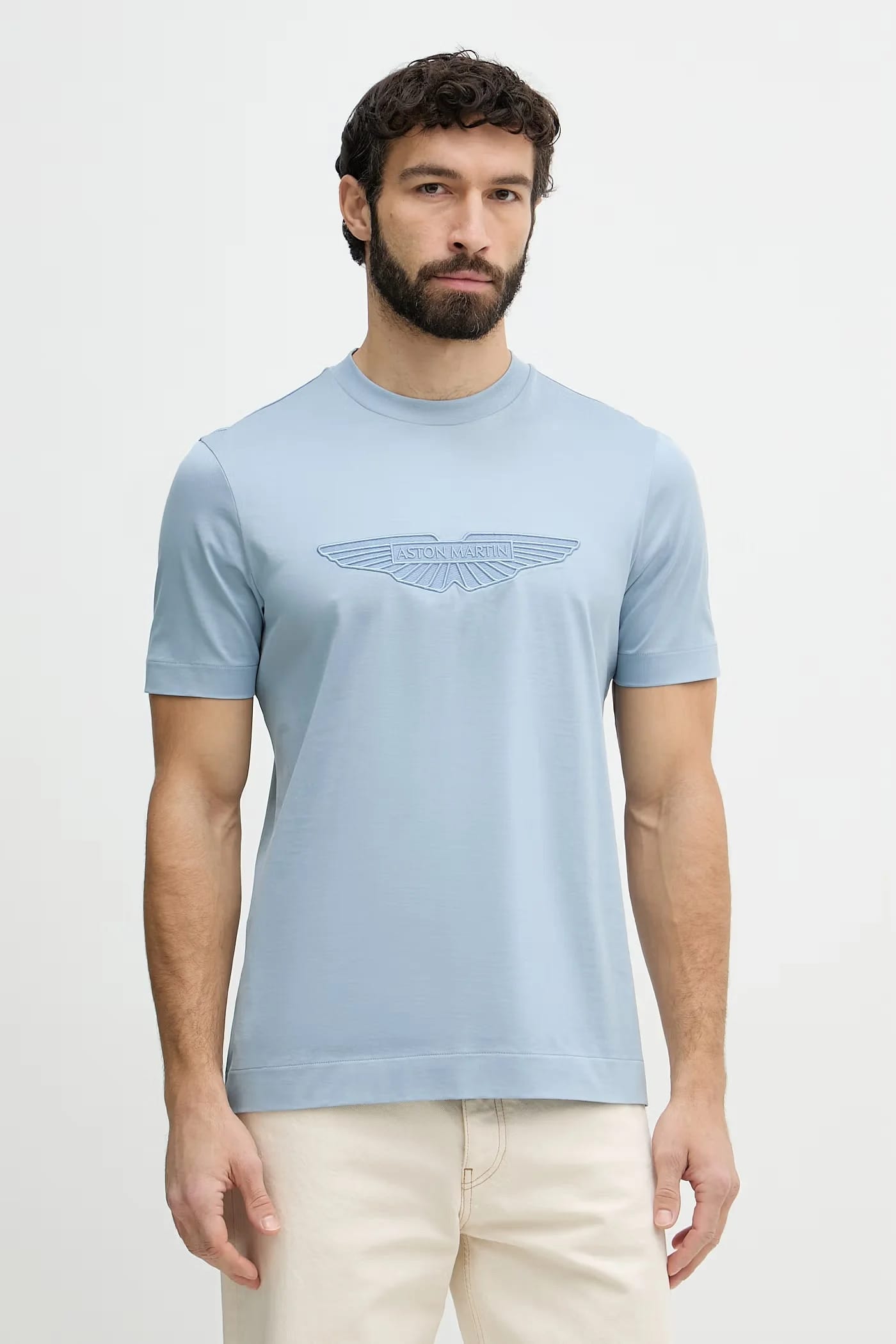 Мужская футболка из хлопка BOSS X ASTON MARTIN