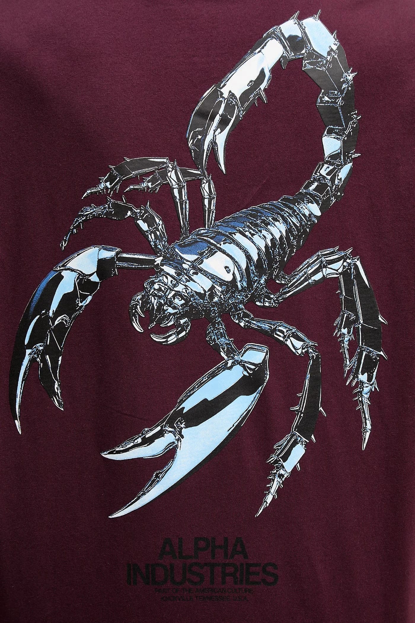 Хлопковая футболка «Scorpion Cyborg» - фото 5