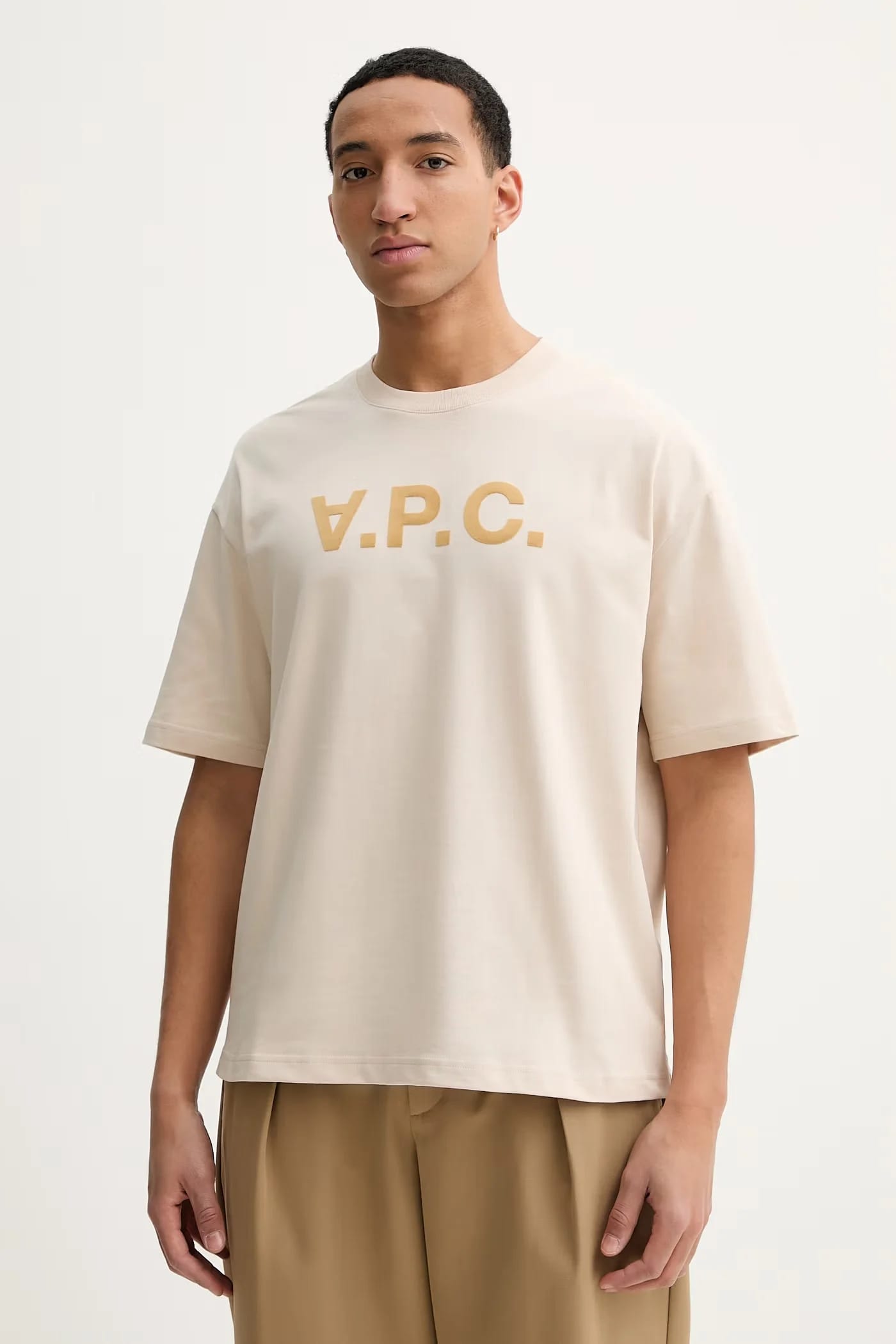 Хлопковая ФУТБОЛКА ФУТБОЛКА AMPLE MANCHES COURTES VPC