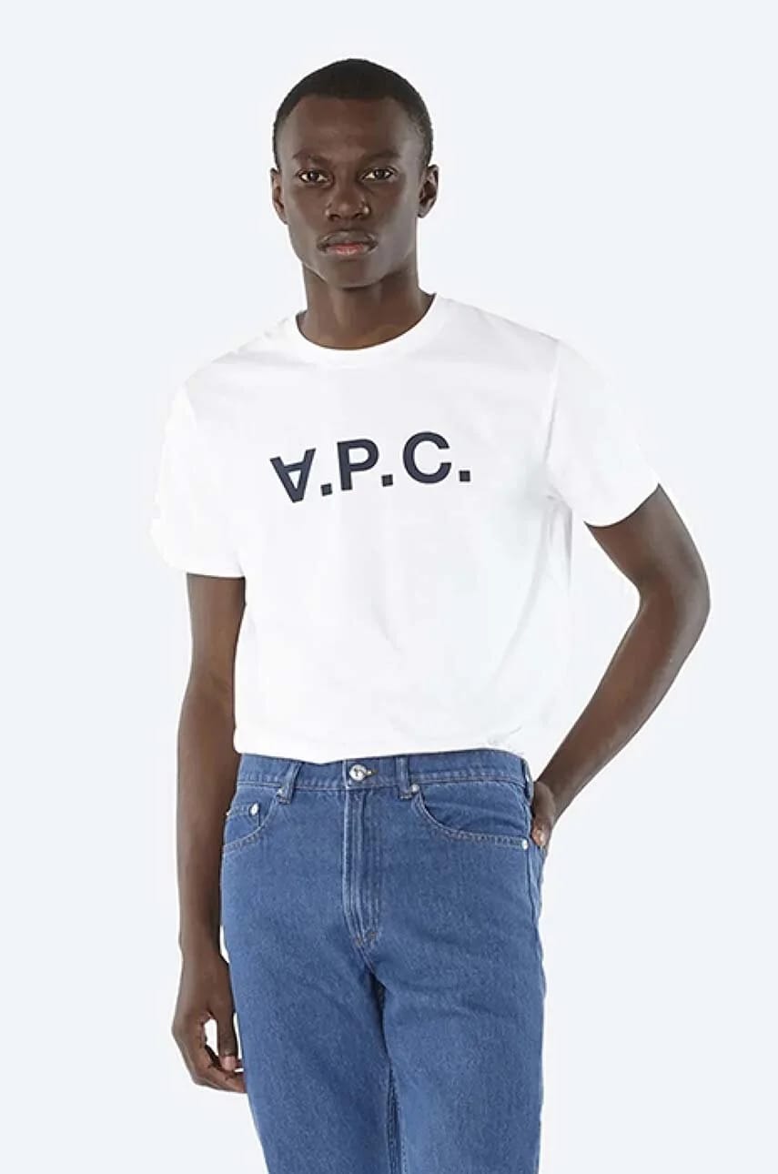 Хлопковая футболка Vpc Blanc