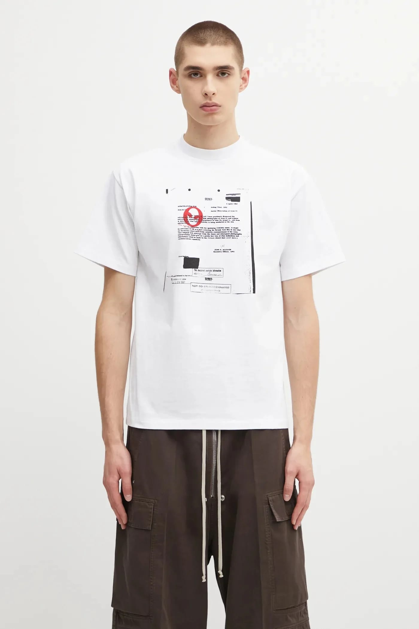 Хлопковая футболка Redacted SS Tee