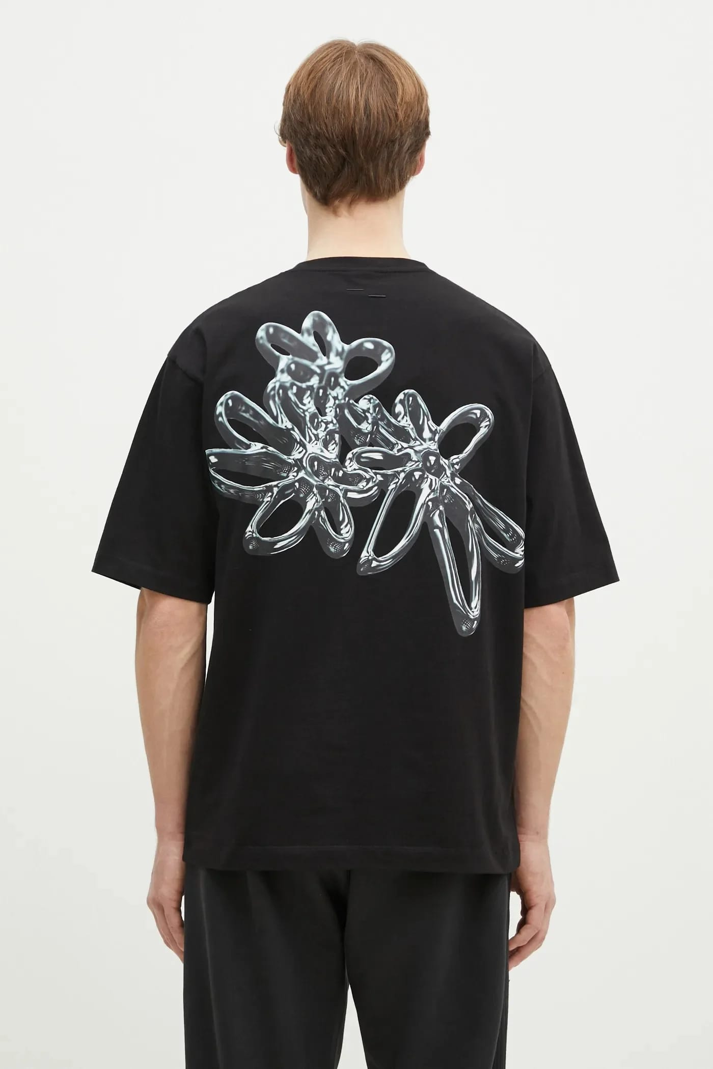 Хлопковая футболка Chrome Flower