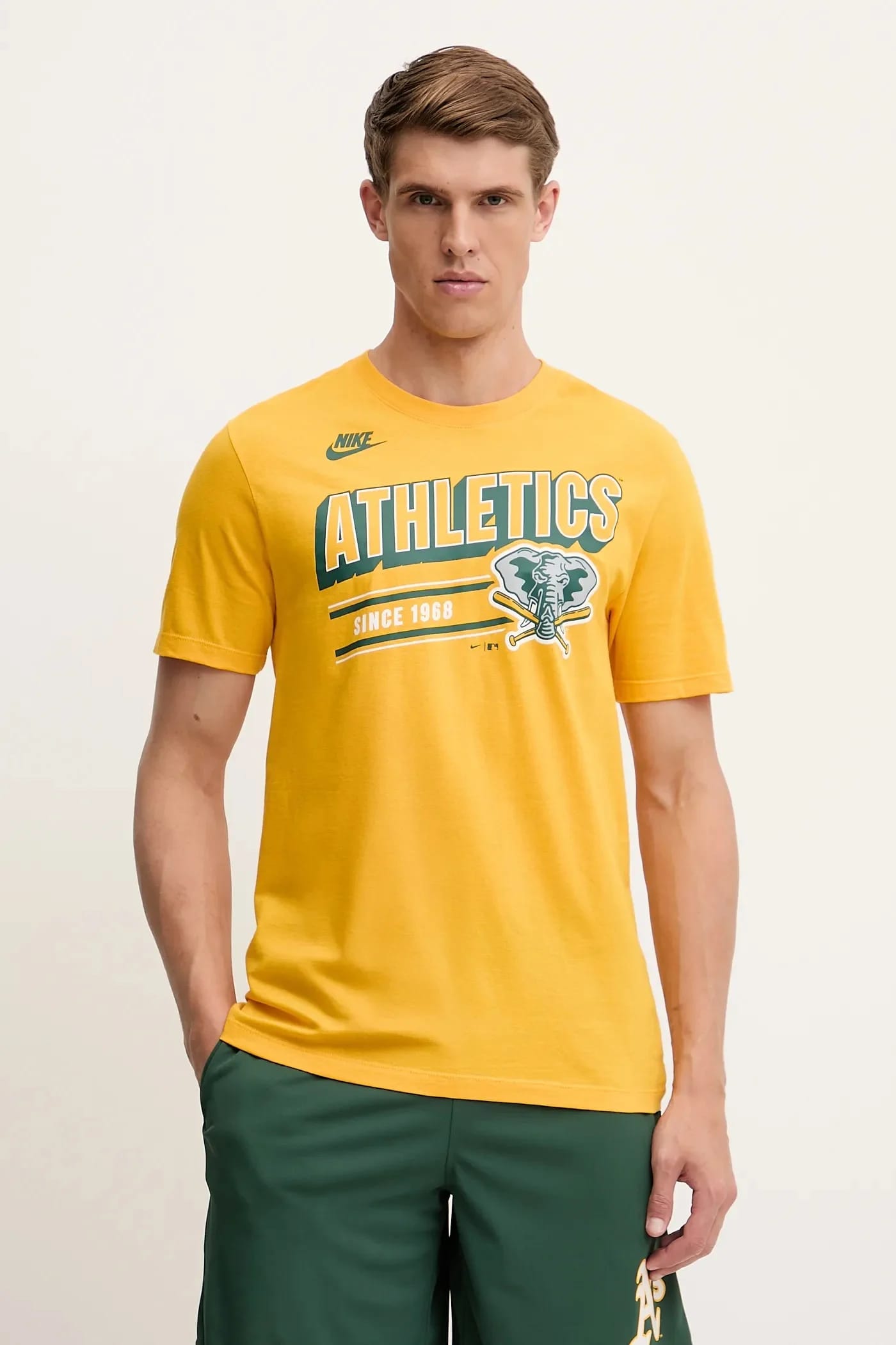 Хлопковая футболка Oakland Athletics