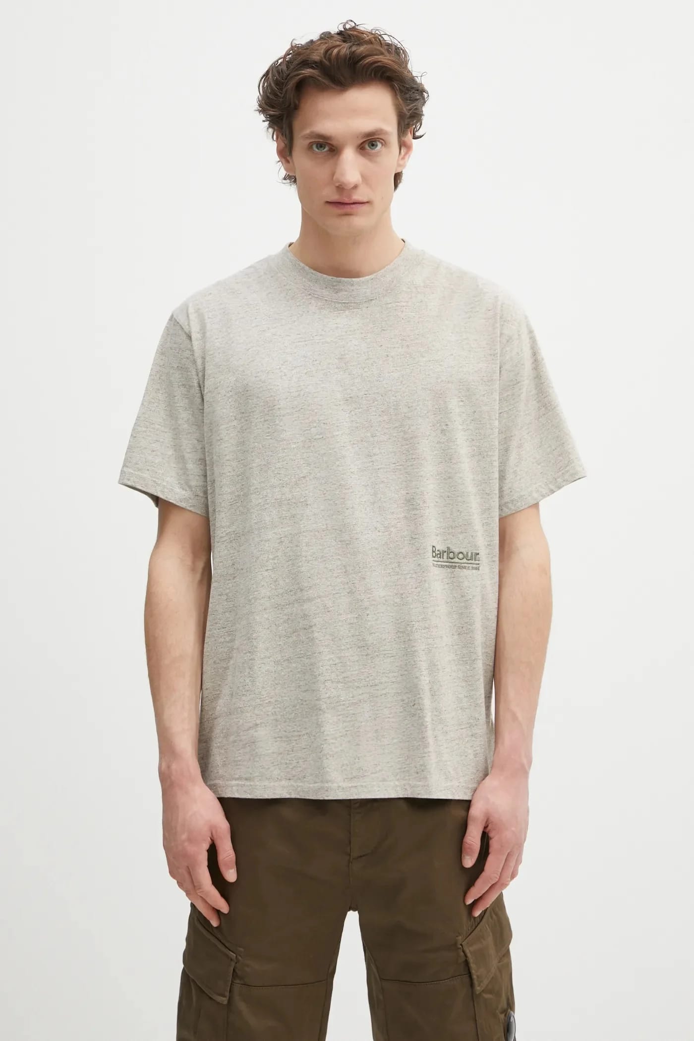 Barbour Футболка Calton Linen Blend OS Fit