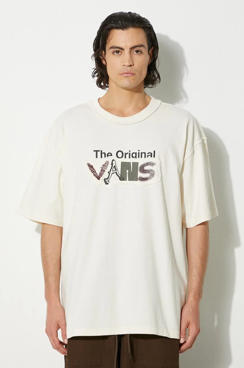 Хлопковая футболка Premium Classics LX Vans Clash