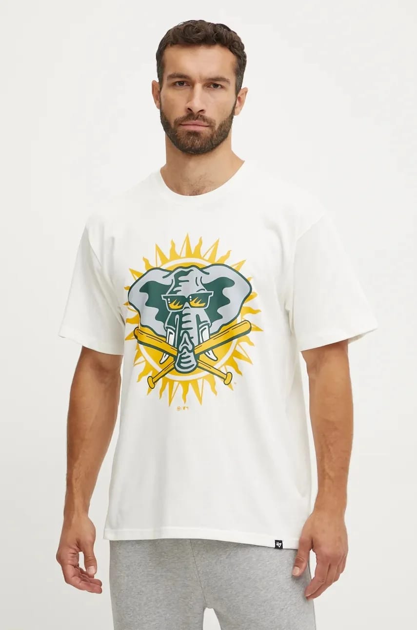 Хлопковая футболка MLB Oakland Athletics