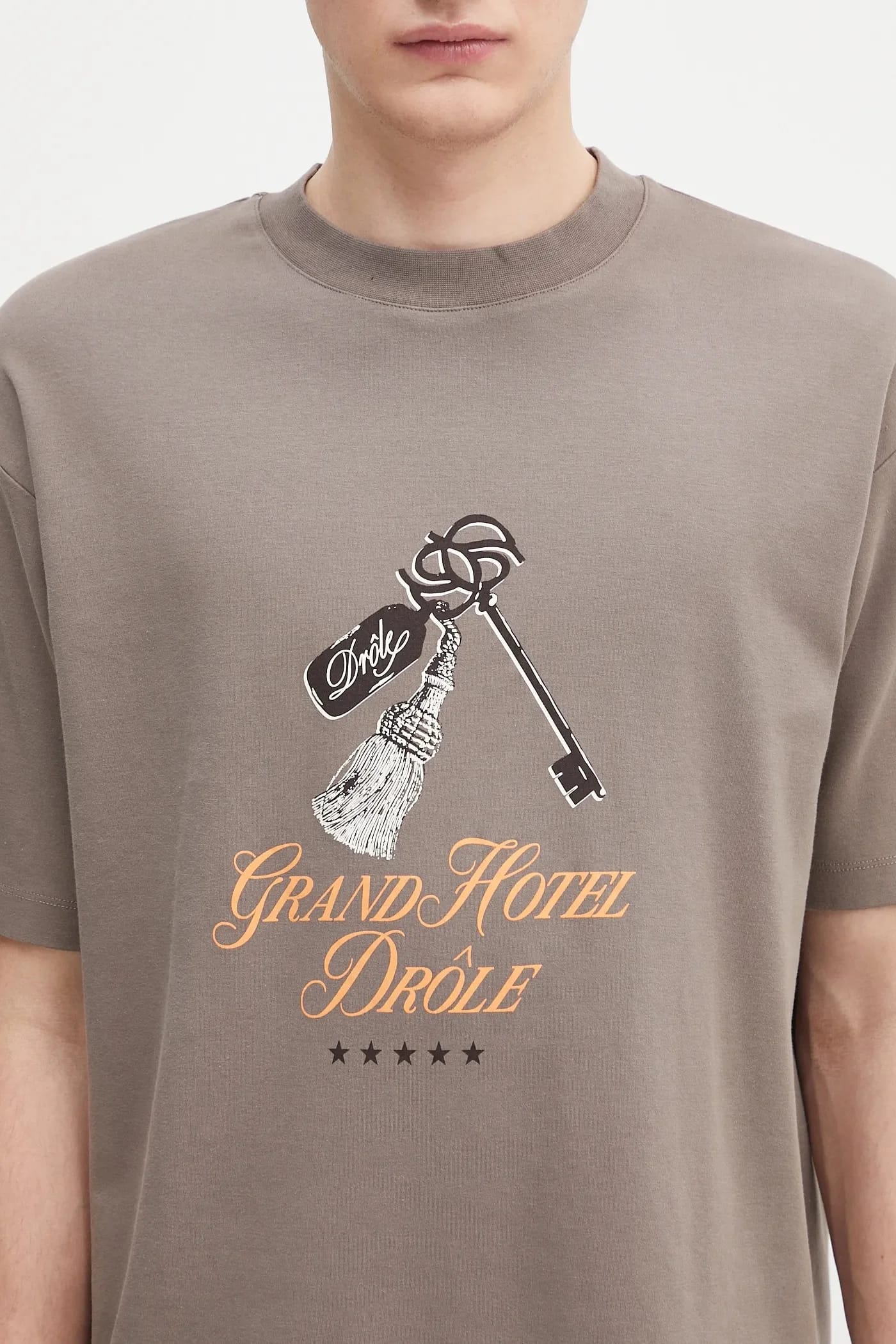 Хлопковая футболка Le Tshirt Grand HUtel - фото 4