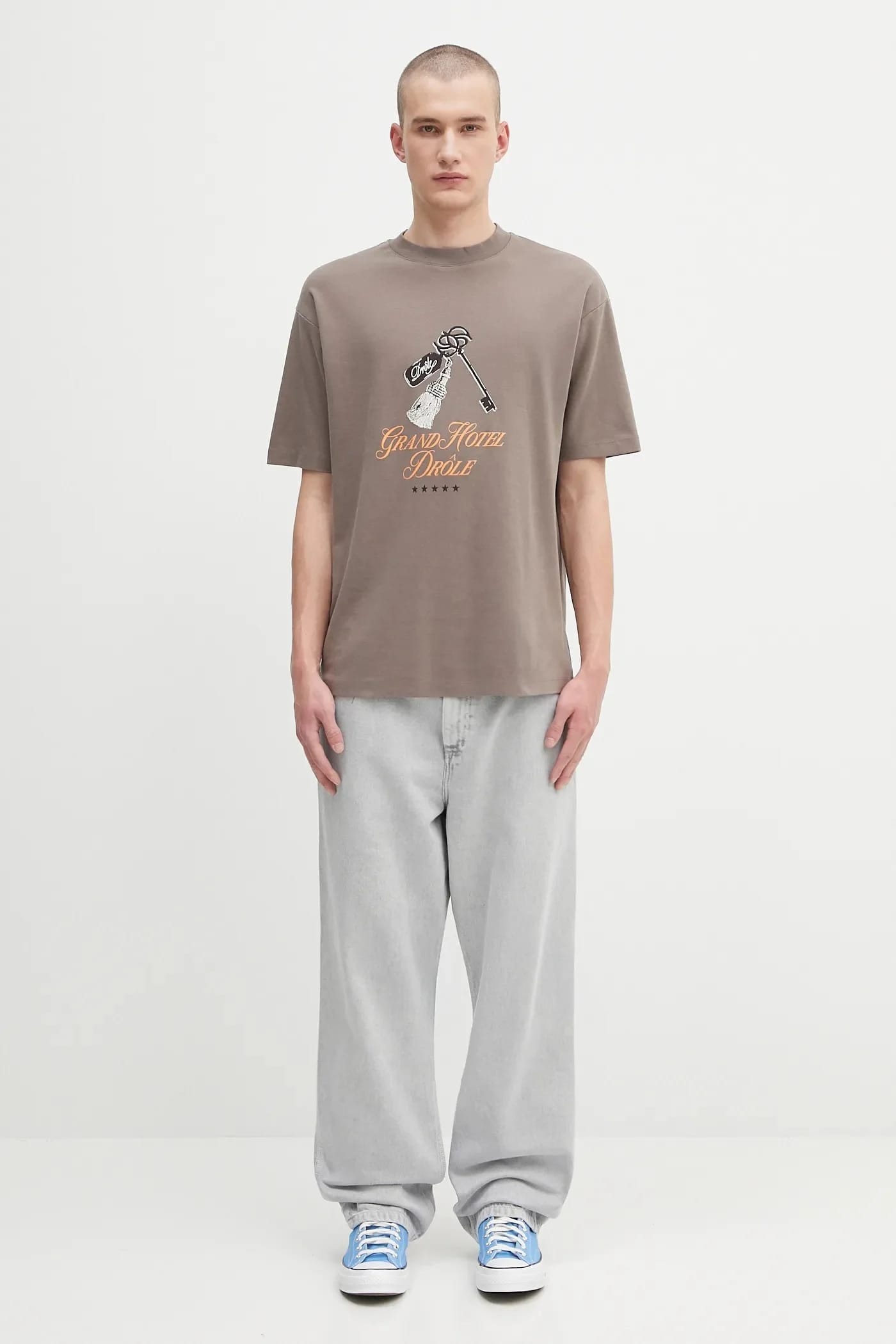 Хлопковая футболка Le Tshirt Grand HUtel - фото 5
