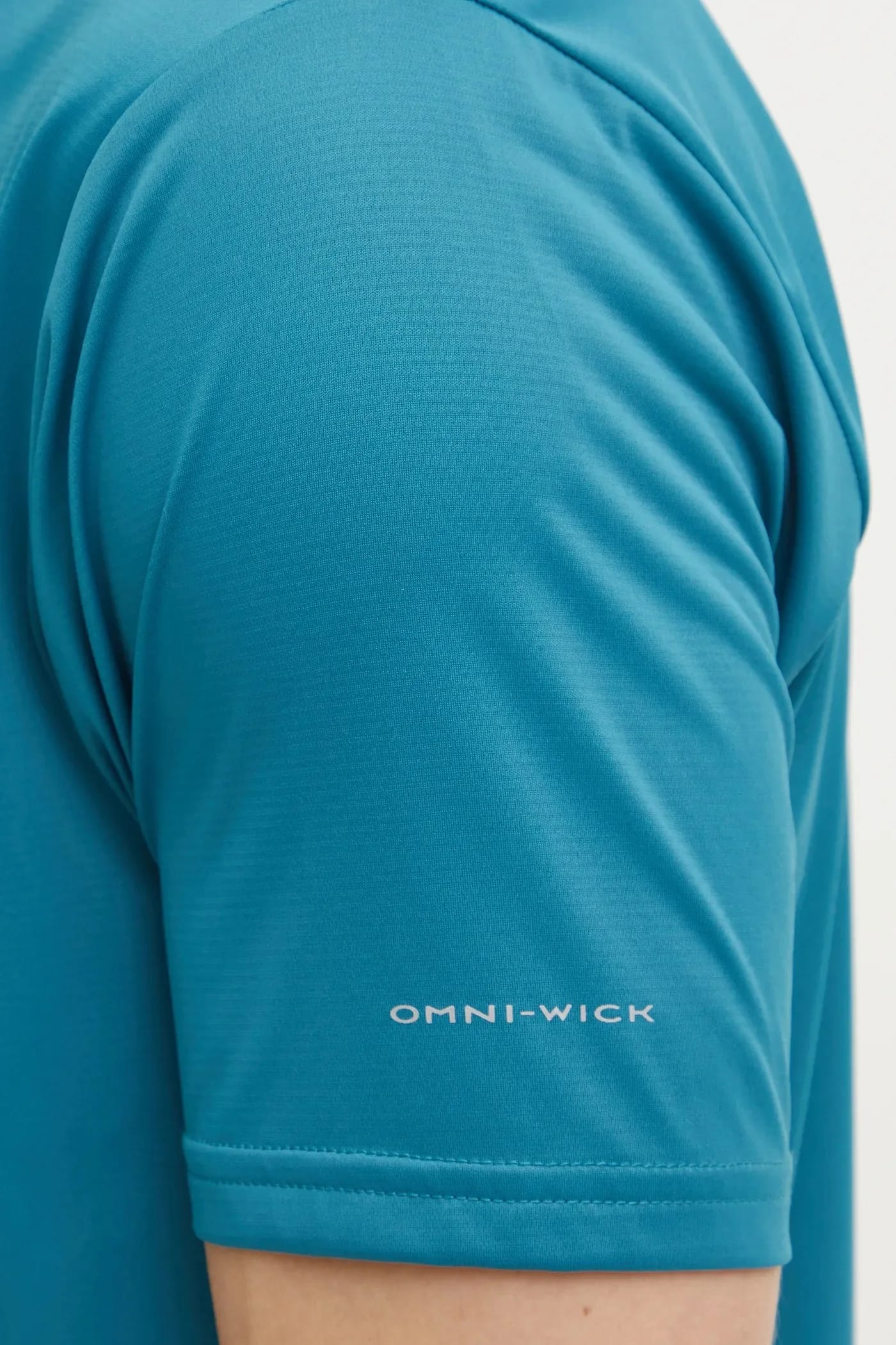 Columbia Спортивная футболка для походов бирюзовая для мужчин - фото 5
