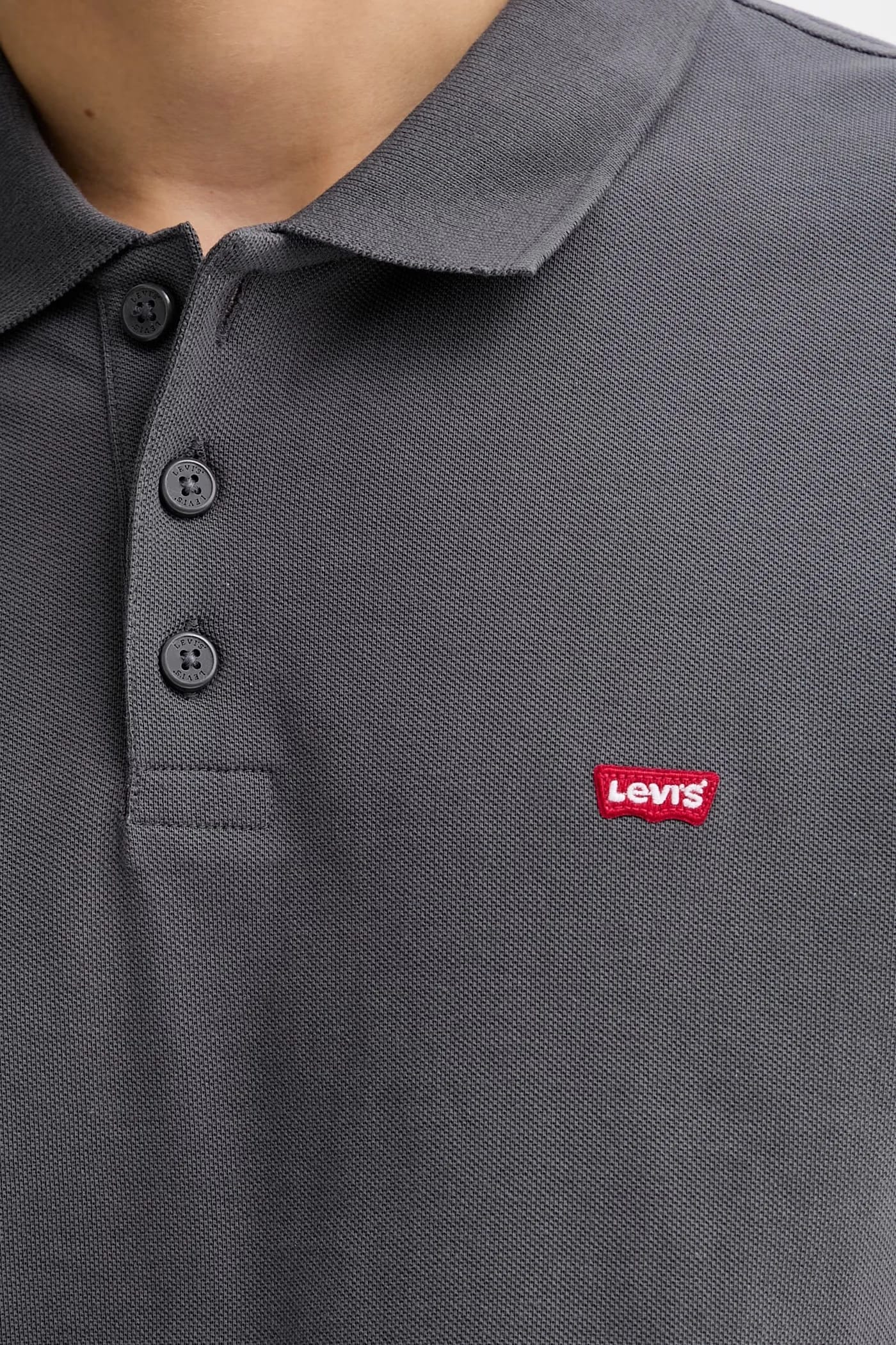 хлопковое поло LEVIS HM POLO - фото 5