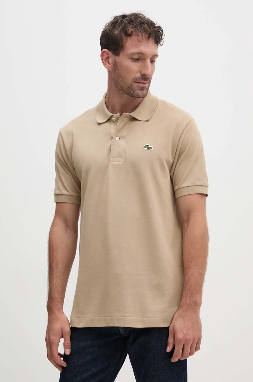 Хлопковая футболка-поло Lacoste Polo Classic Fit L1212 02S